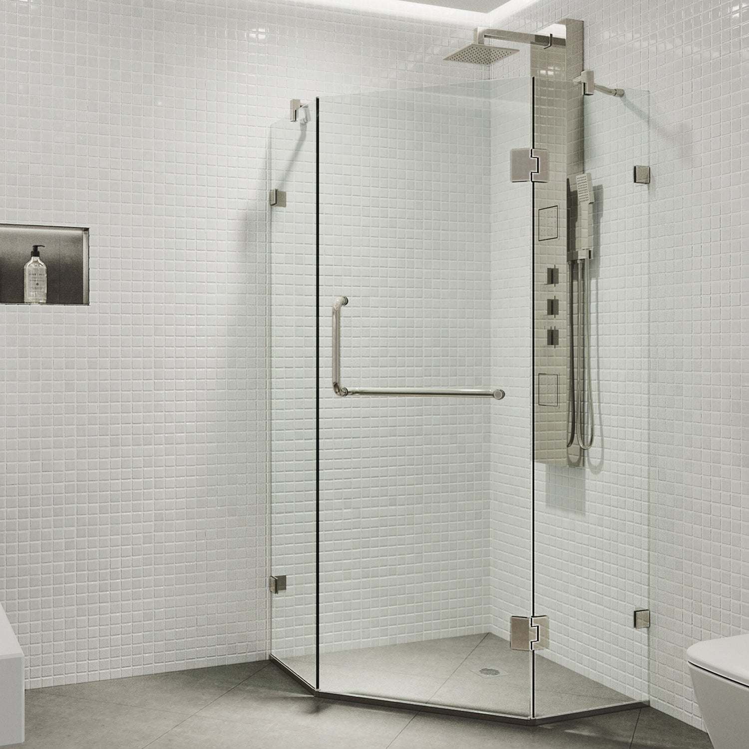 Piedmont Frameless Neo-Angle Shower Enclosure - Image 24