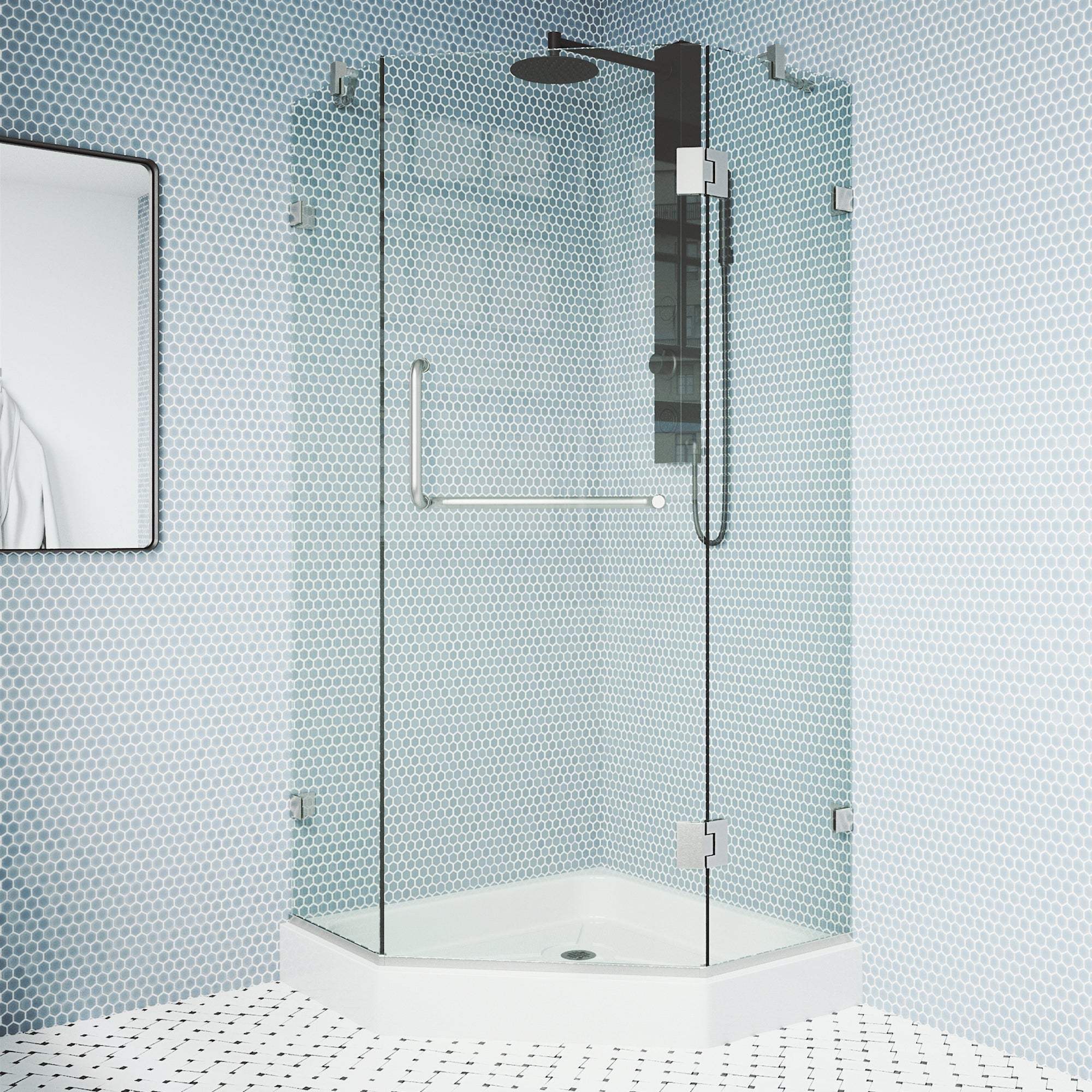 Piedmont Frameless Neo-Angle Shower Enclosure - Image 94