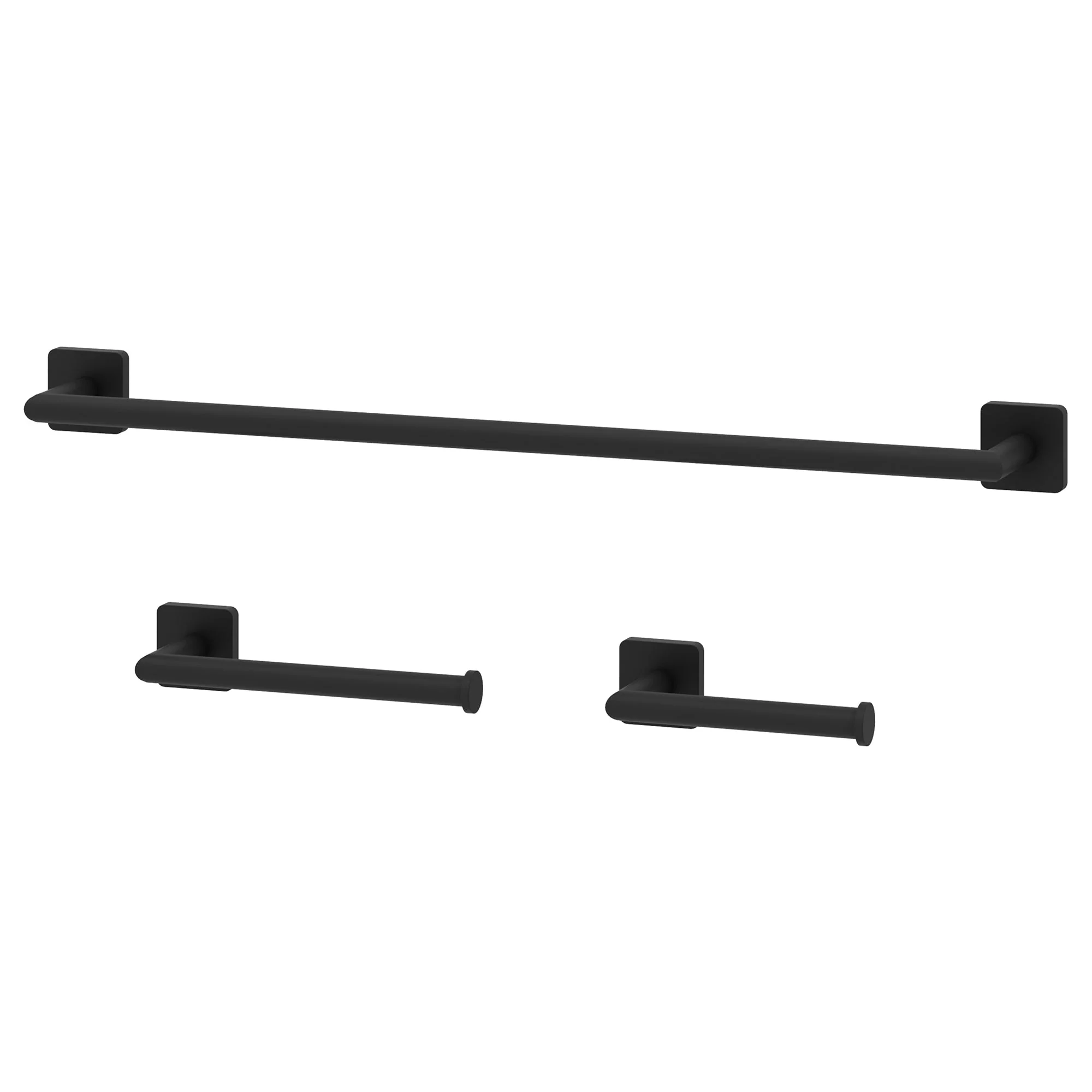 Satro 3-Piece Bath Hardware Set with 24 in. Towel Bar, Toilet Paper Holder, Hand Towel Holder - Image 12