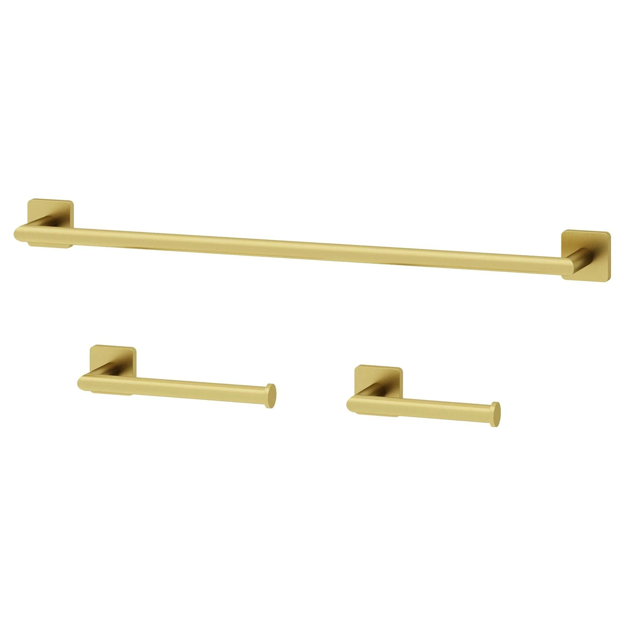 Satro 3-Piece Bath Hardware Set with 24 in. Towel Bar, Toilet Paper Holder, Hand Towel Holder - Image 24