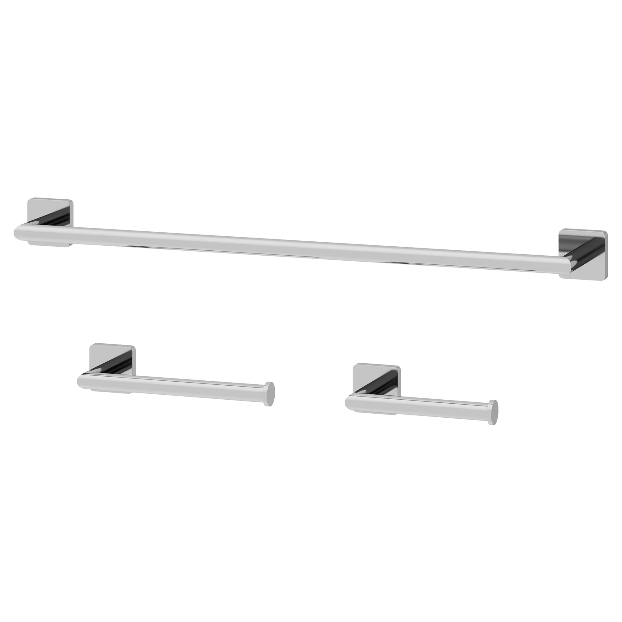 Satro 3-Piece Bath Hardware Set with 24 in. Towel Bar, Toilet Paper Holder, Hand Towel Holder - Image 36