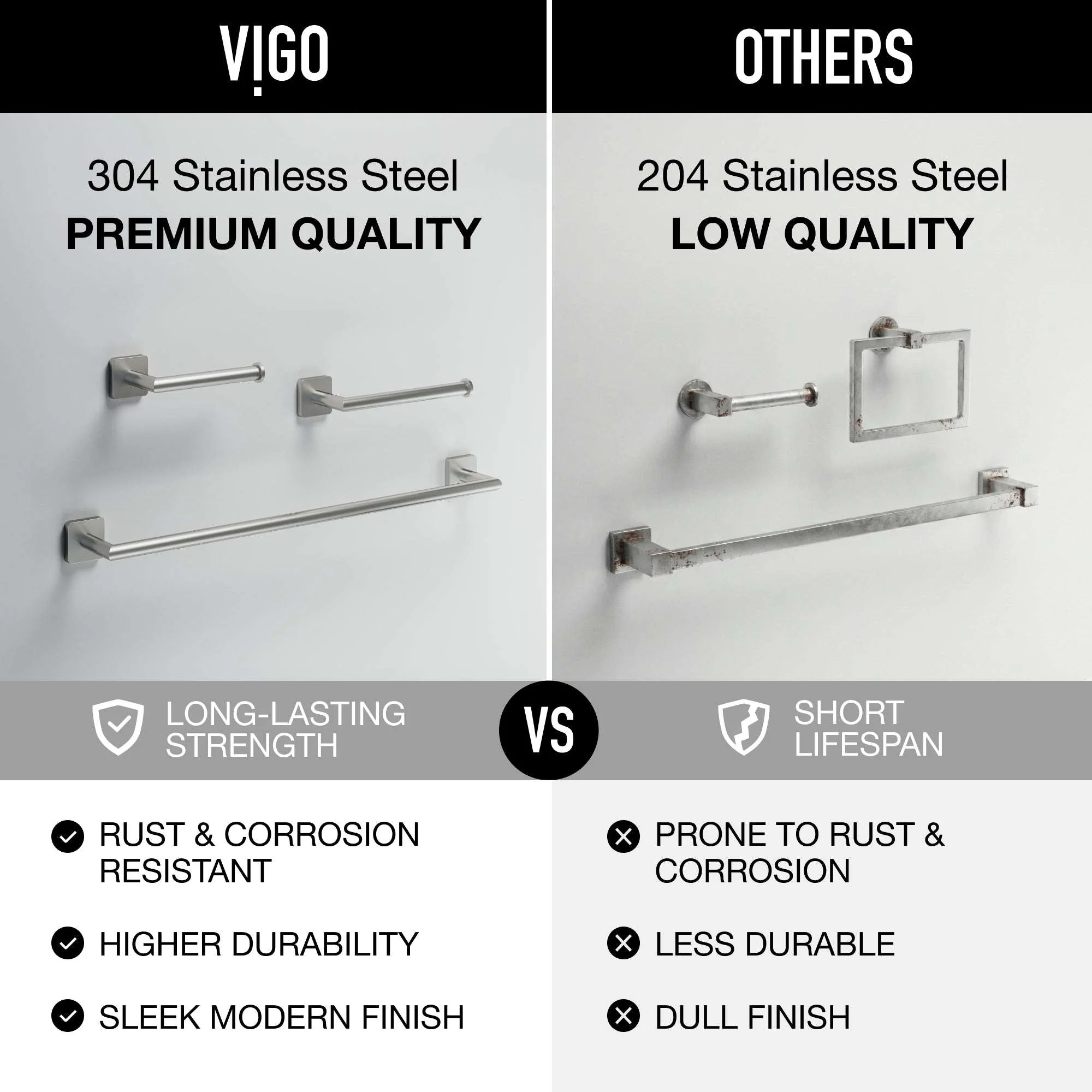 Satro 3-Piece Bath Hardware Set with 24 in. Towel Bar, Toilet Paper Holder, Hand Towel Holder - Image 41