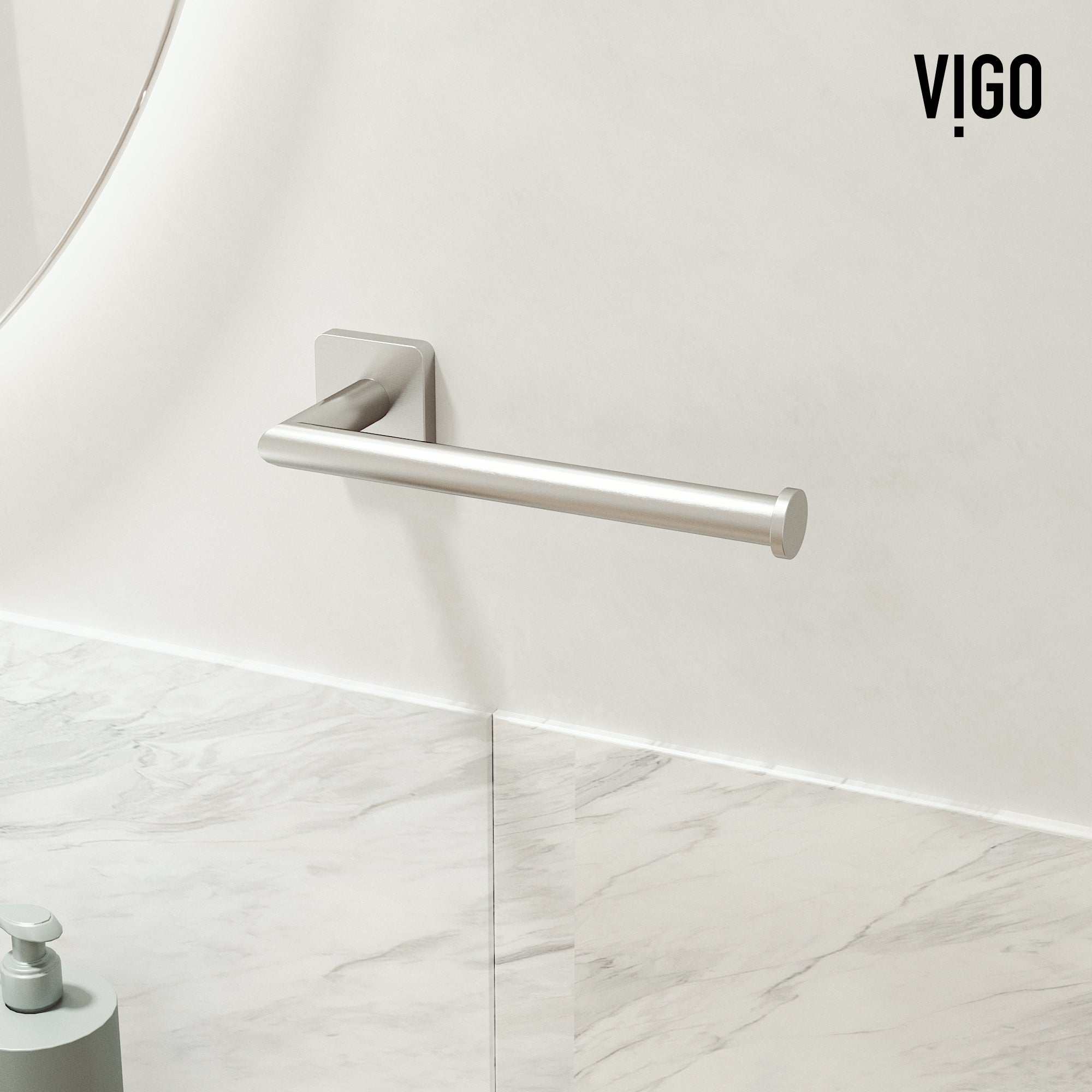 Satro 3-Piece Bath Hardware Set with 24 in. Towel Bar, Toilet Paper Holder, Hand Towel Holder - Image 44