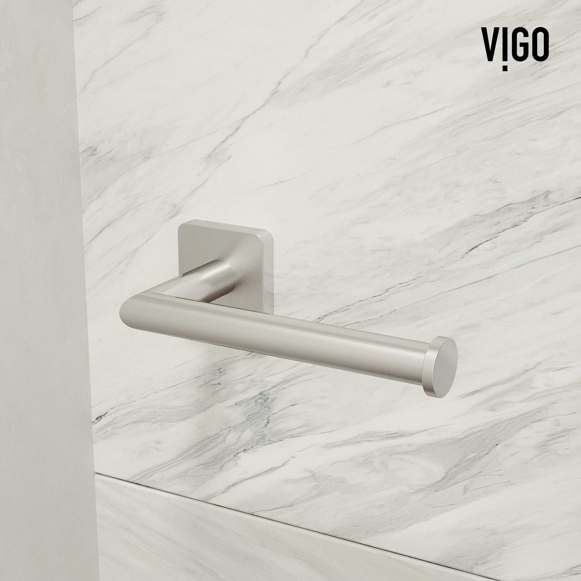 Satro 3-Piece Bath Hardware Set with 24 in. Towel Bar, Toilet Paper Holder, Hand Towel Holder - Image 46