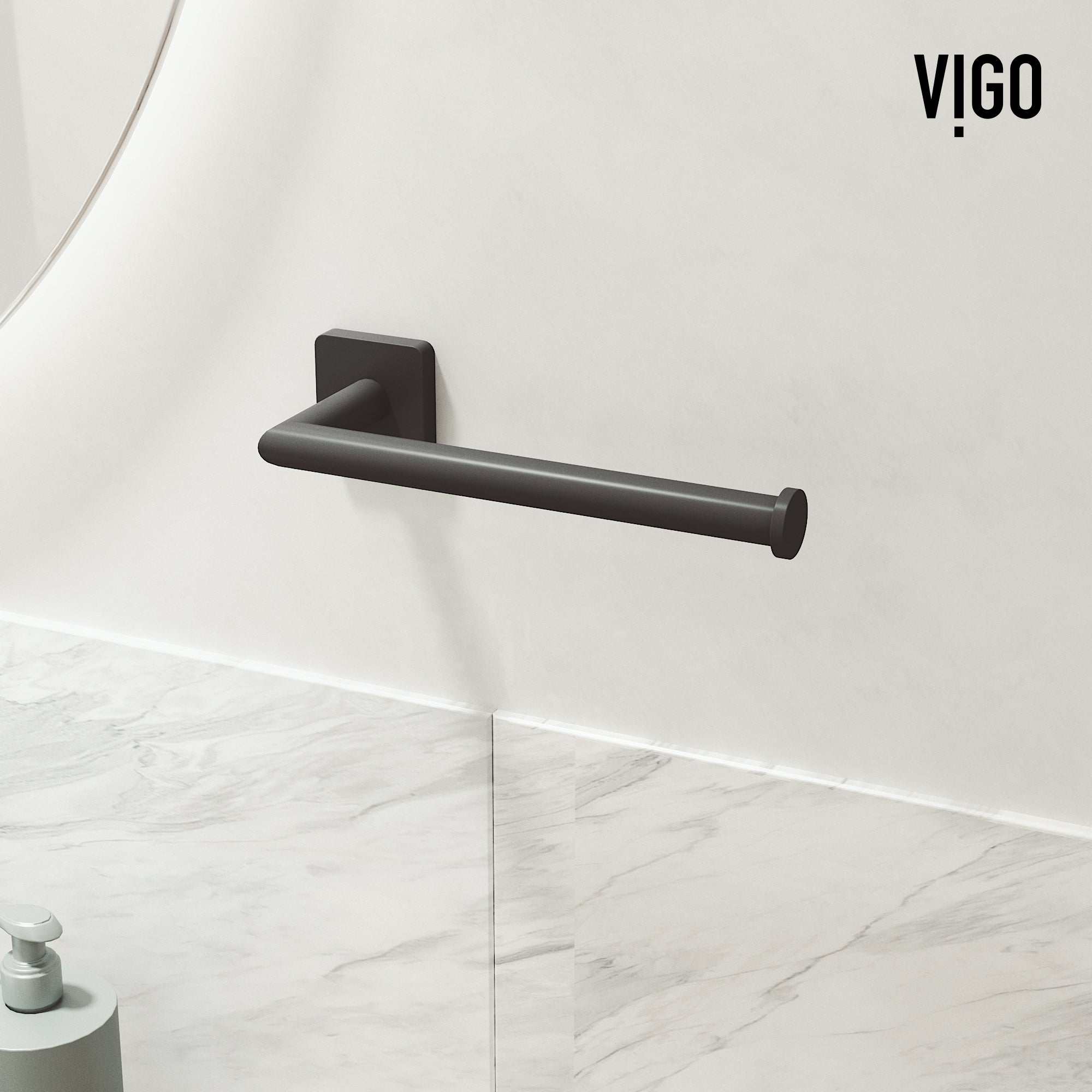 Satro 3-Piece Bath Hardware Set with 24 in. Towel Bar, Toilet Paper Holder, Hand Towel Holder - Image 8