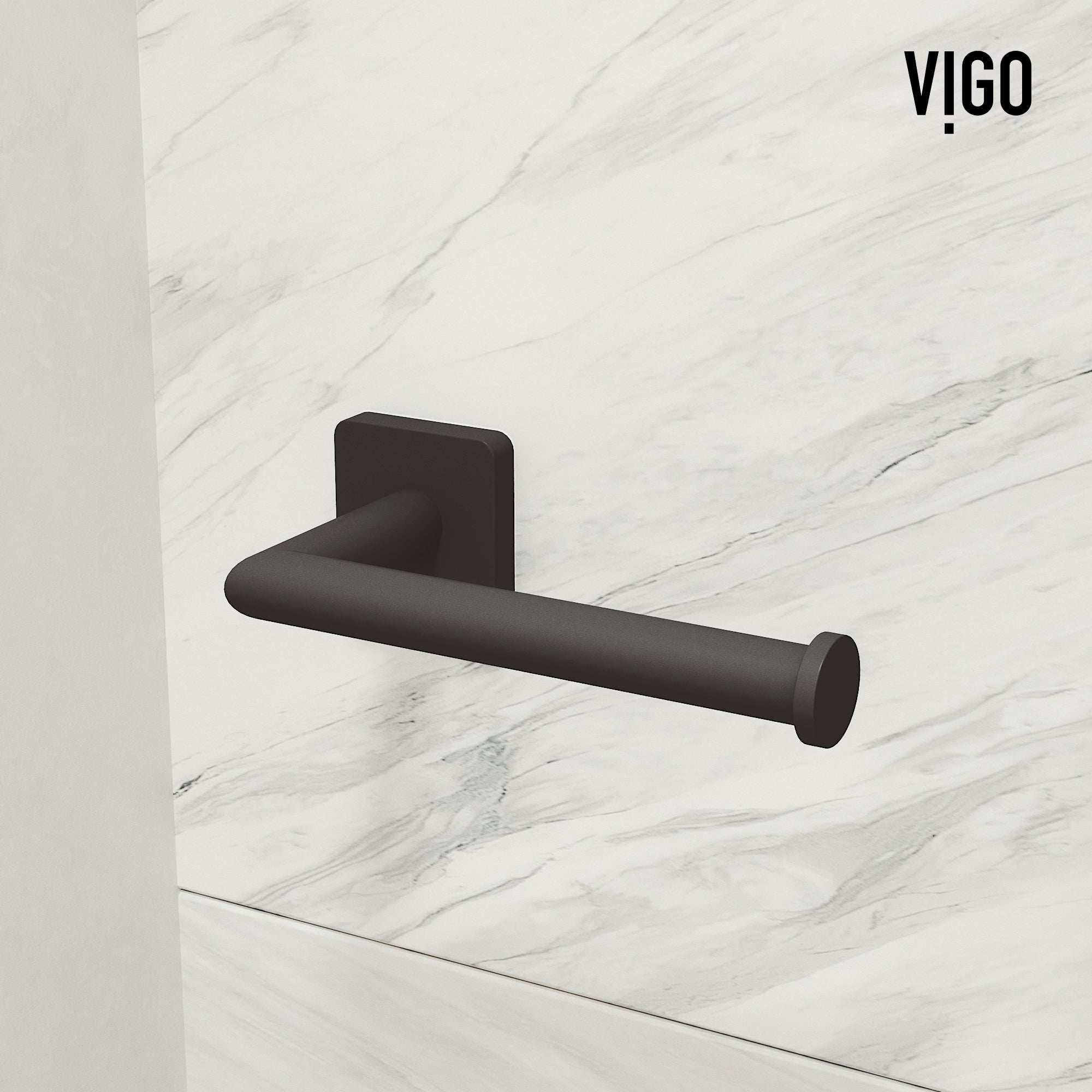 Satro 4-Piece Bath Hardware Set with 24 in. Towel Bar, Toilet Paper Holder, Hand Towel Holder, Hook - Image 10
