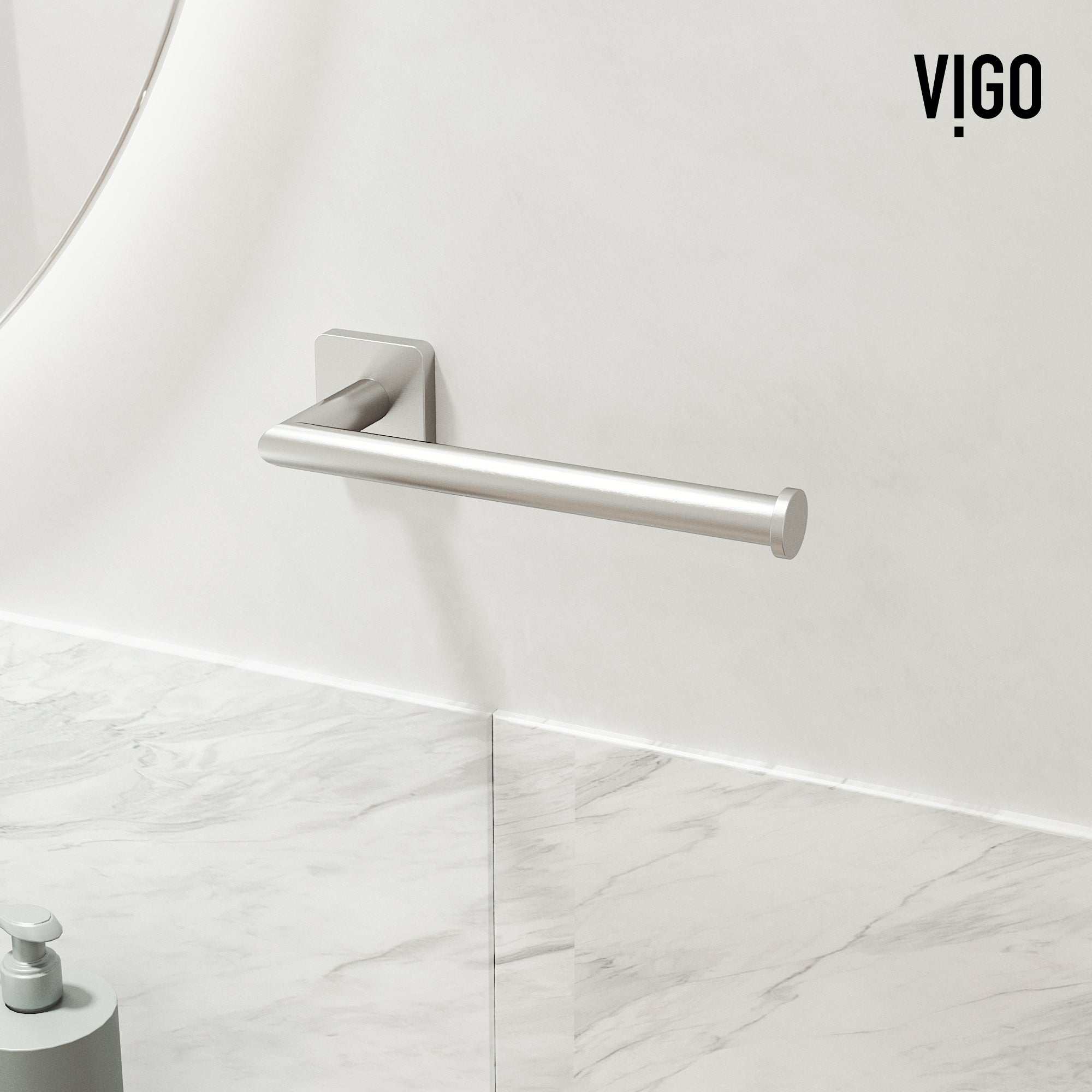 Satro 4-Piece Bath Hardware Set with 24 in. Towel Bar, Toilet Paper Holder, Hand Towel Holder, Hook - Image 21