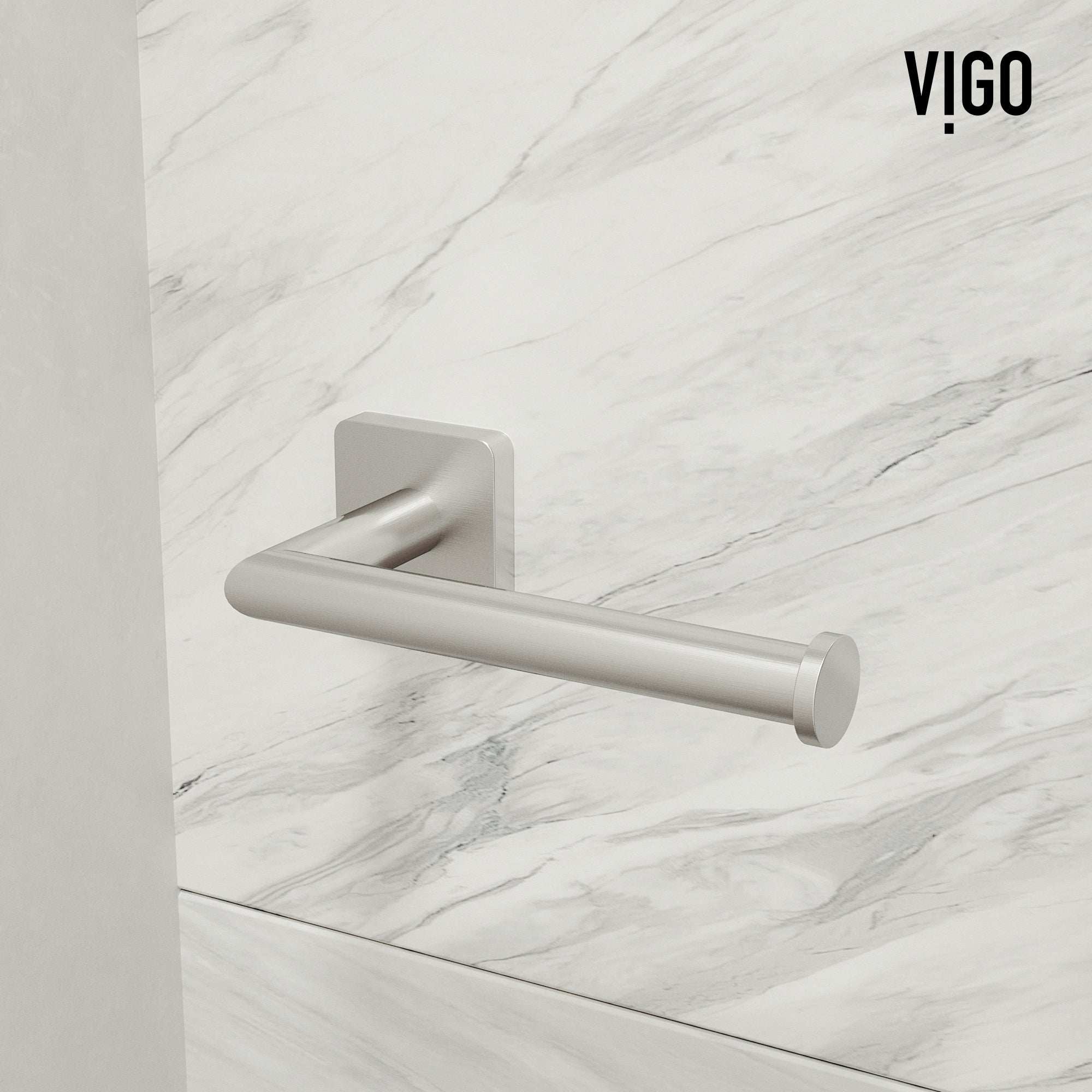 Satro 4-Piece Bath Hardware Set with 24 in. Towel Bar, Toilet Paper Holder, Hand Towel Holder, Hook - Image 23