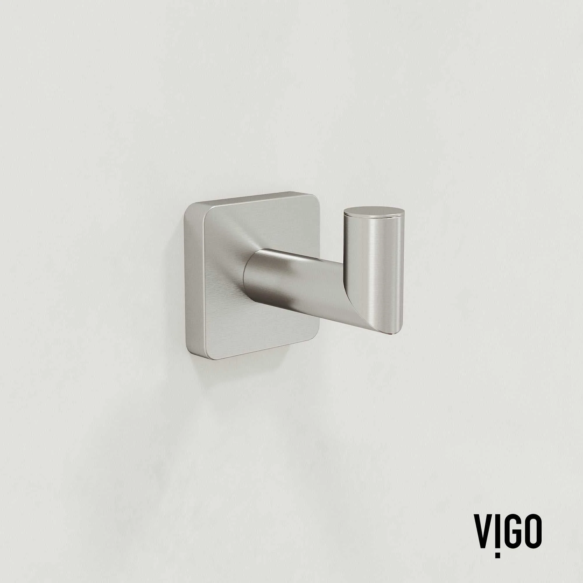 Satro 4-Piece Bath Hardware Set with 24 in. Towel Bar, Toilet Paper Holder, Hand Towel Holder, Hook - Image 24