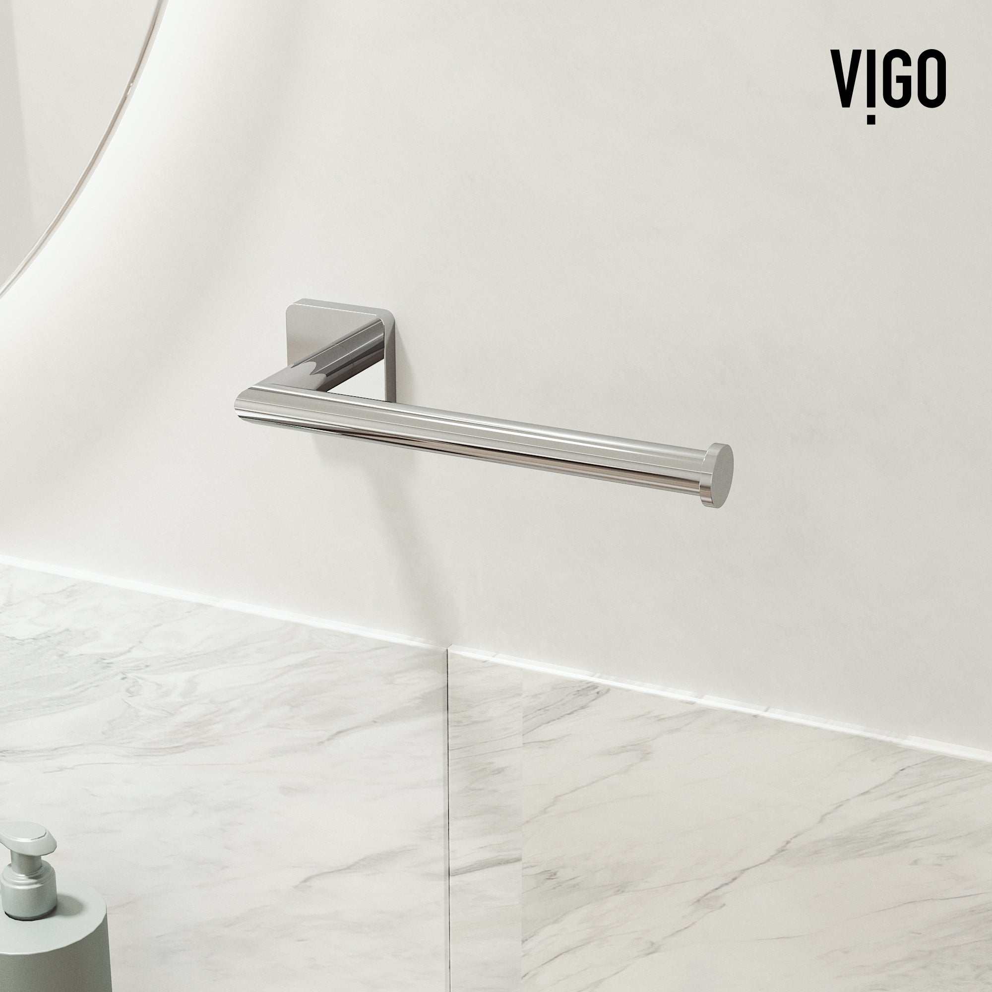 Satro 4-Piece Bath Hardware Set with 24 in. Towel Bar, Toilet Paper Holder, Hand Towel Holder, Hook - Image 47