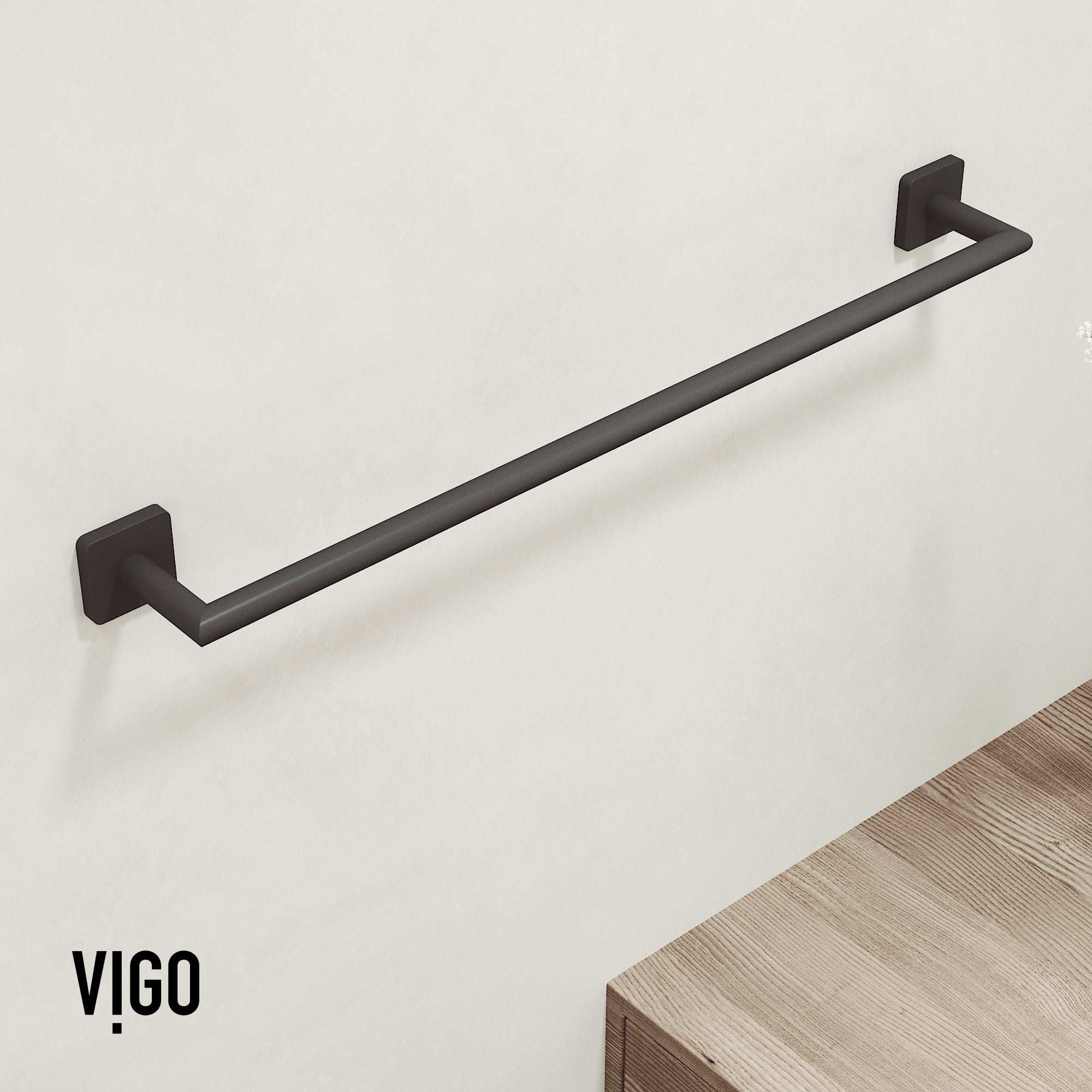 Satro 4-Piece Bath Hardware Set with 24 in. Towel Bar, Toilet Paper Holder, Hand Towel Holder, Hook - Image 9