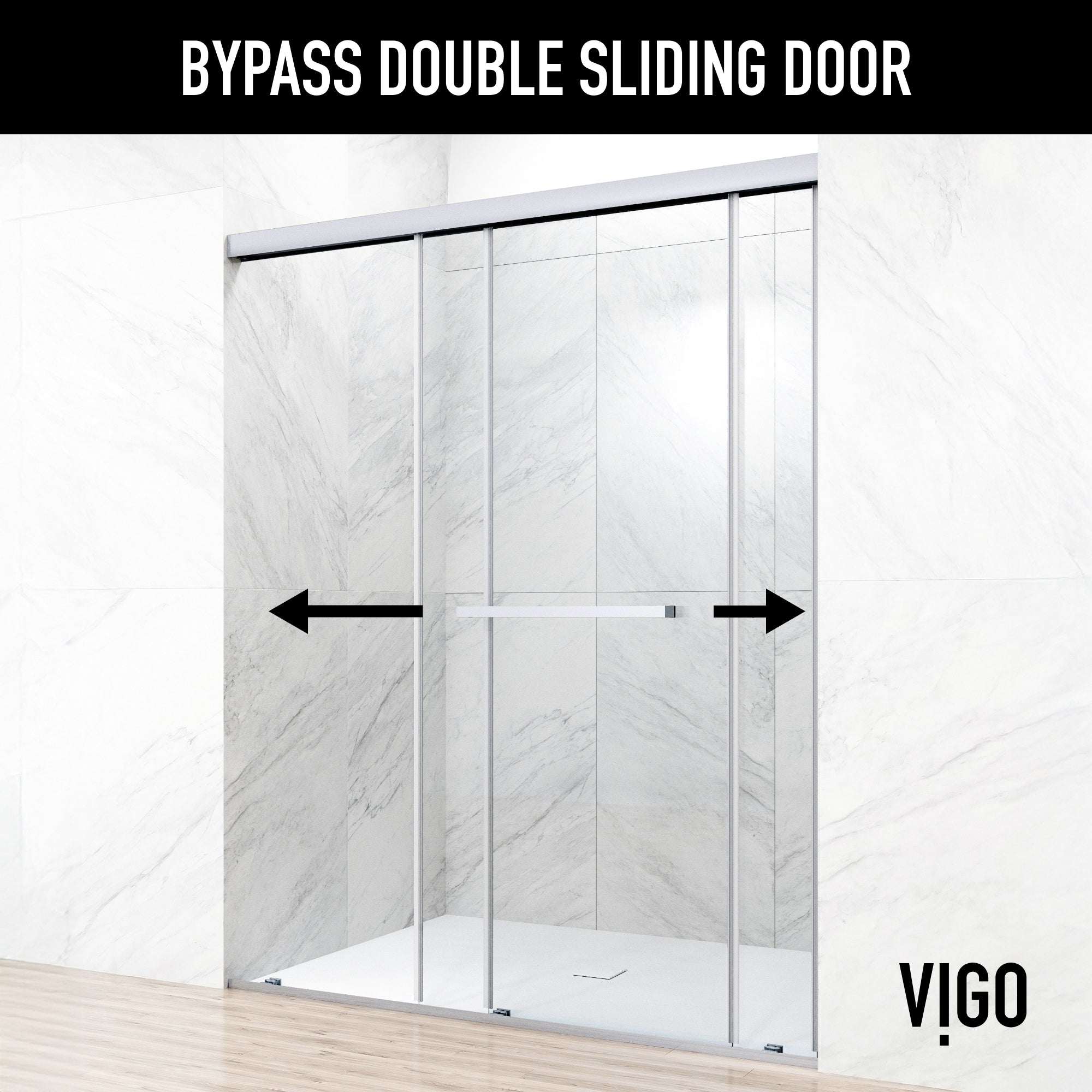 Satro E-Class Semi-Frameless Double-Sliding Shower Door - Image 35
