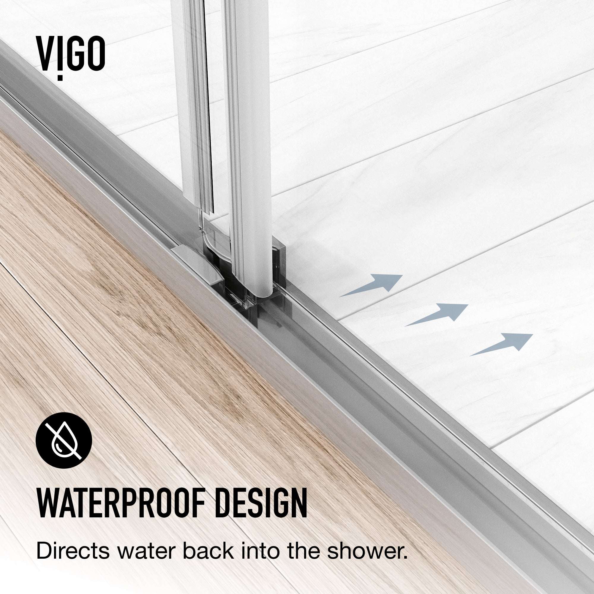 Satro E-Class Semi-Frameless Double-Sliding Shower Door - Image 38