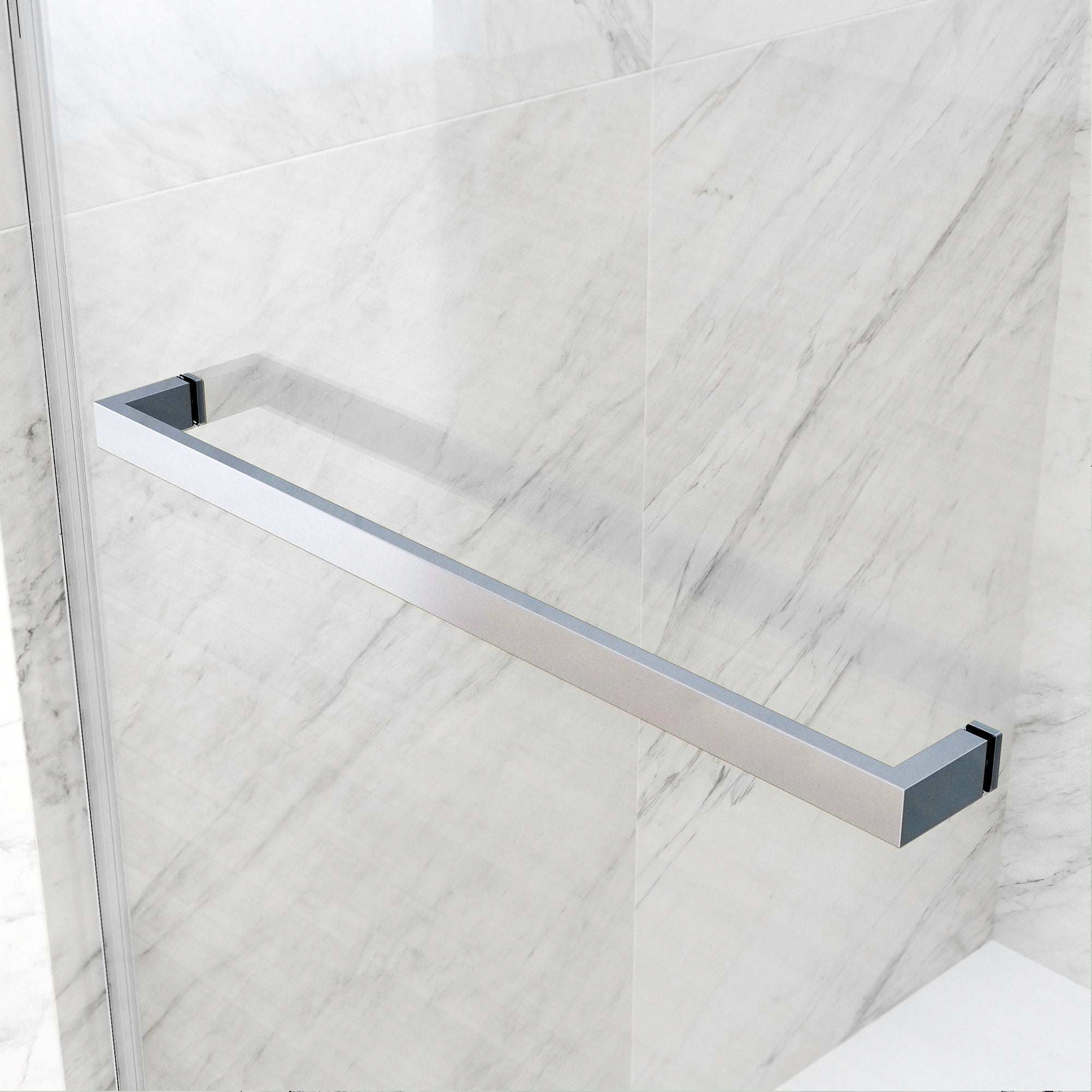 Satro E-Class Semi-Frameless Double-Sliding Shower Door - Image 44