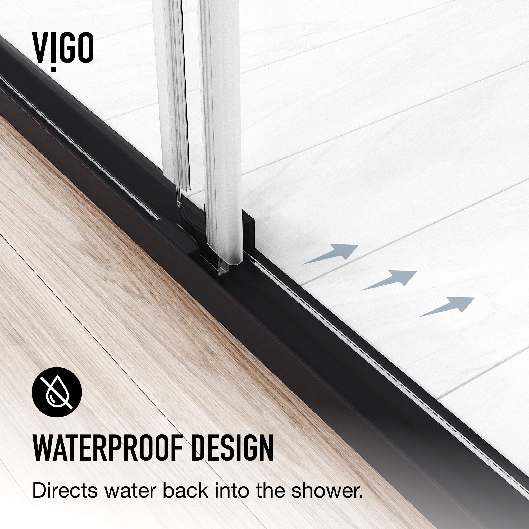 Satro E-Class Semi-Frameless Double-Sliding Shower Door - Image 7