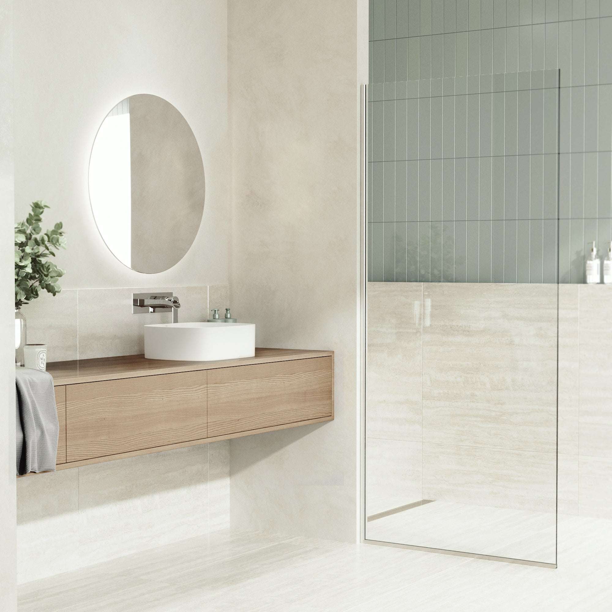 UltraThin™ Modern White Matte Stone™ 16 in. L x 14 in. W Rectangular Vessel Bathroom Sink - Image 5