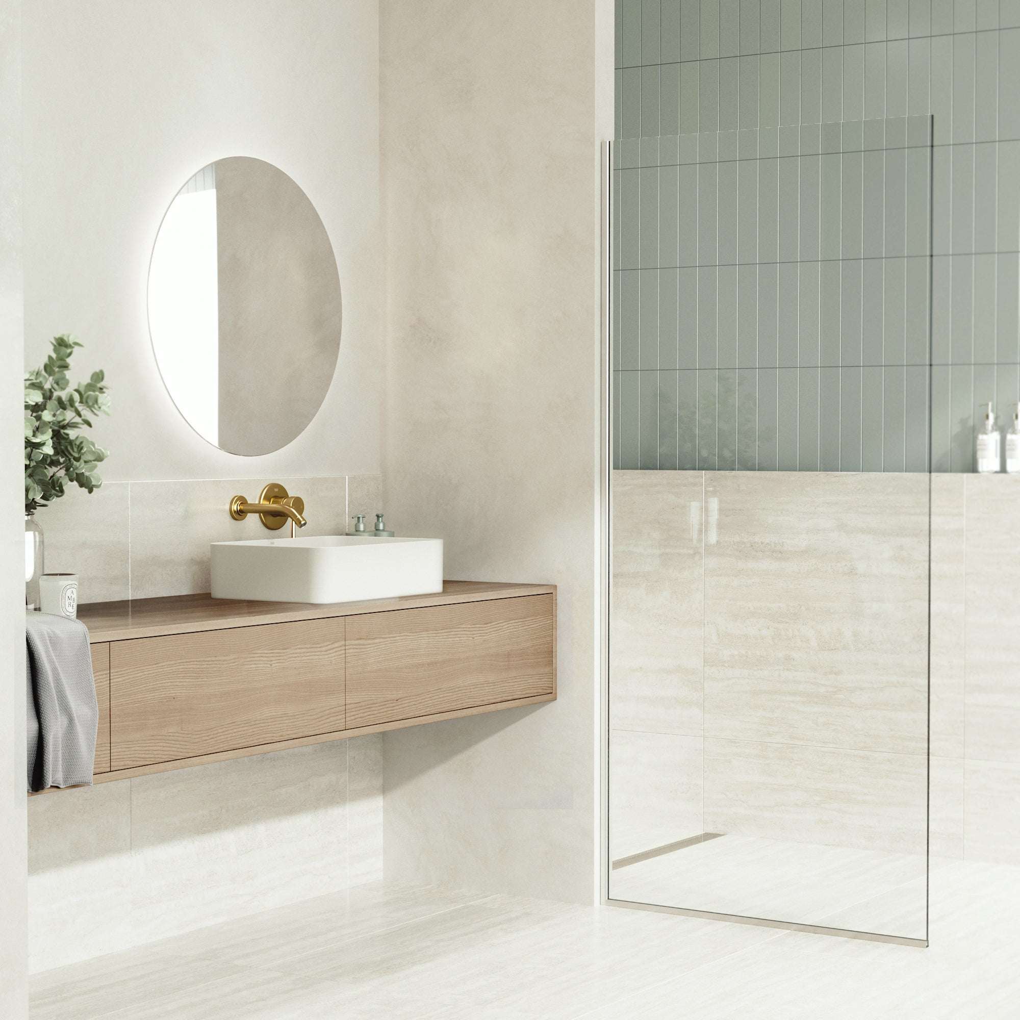 UltraThin™ Modern White Matte Stone™ 19 in. L x 14 in. W Rectangular Vessel Bathroom Sink - Image 5