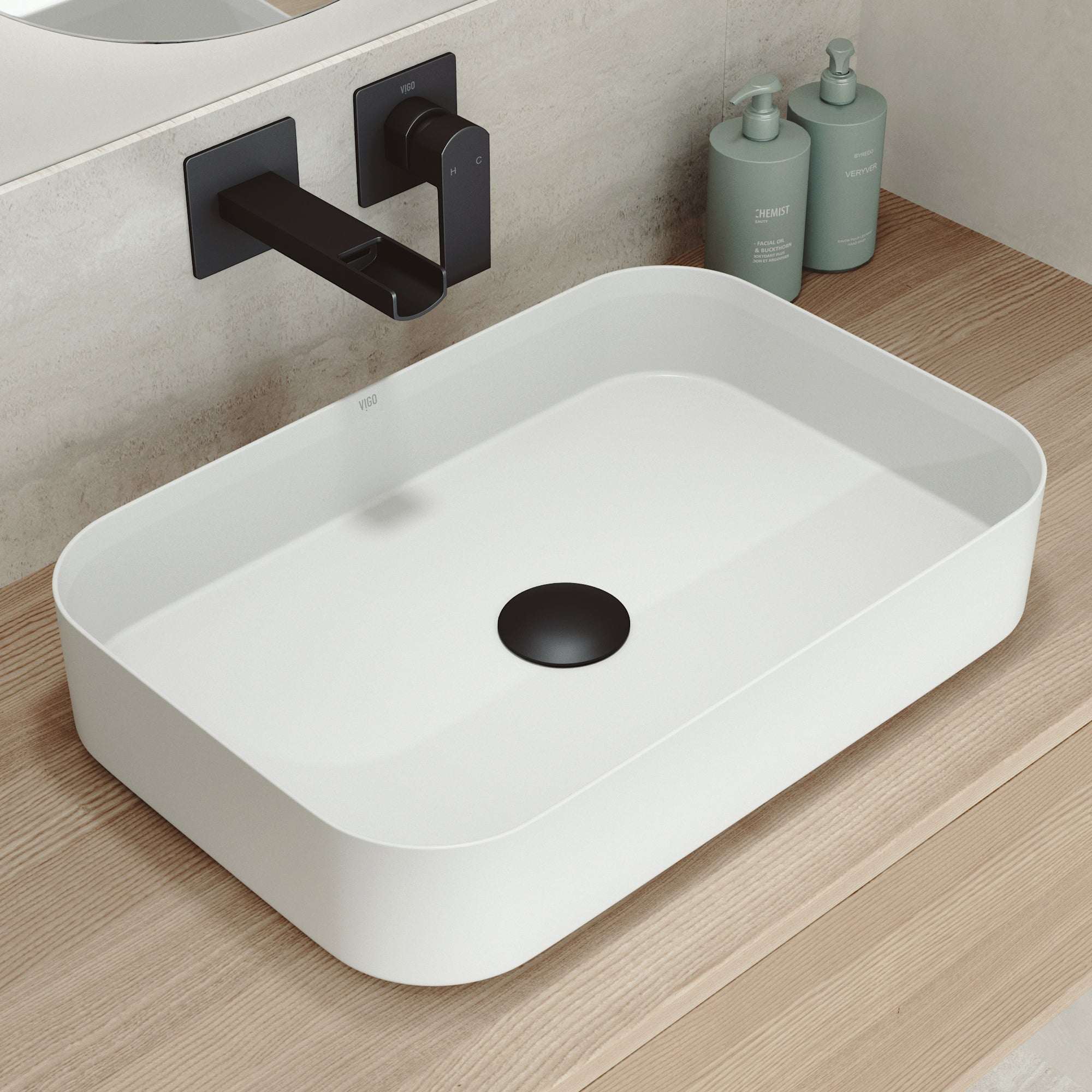 Matte Stone Sinks