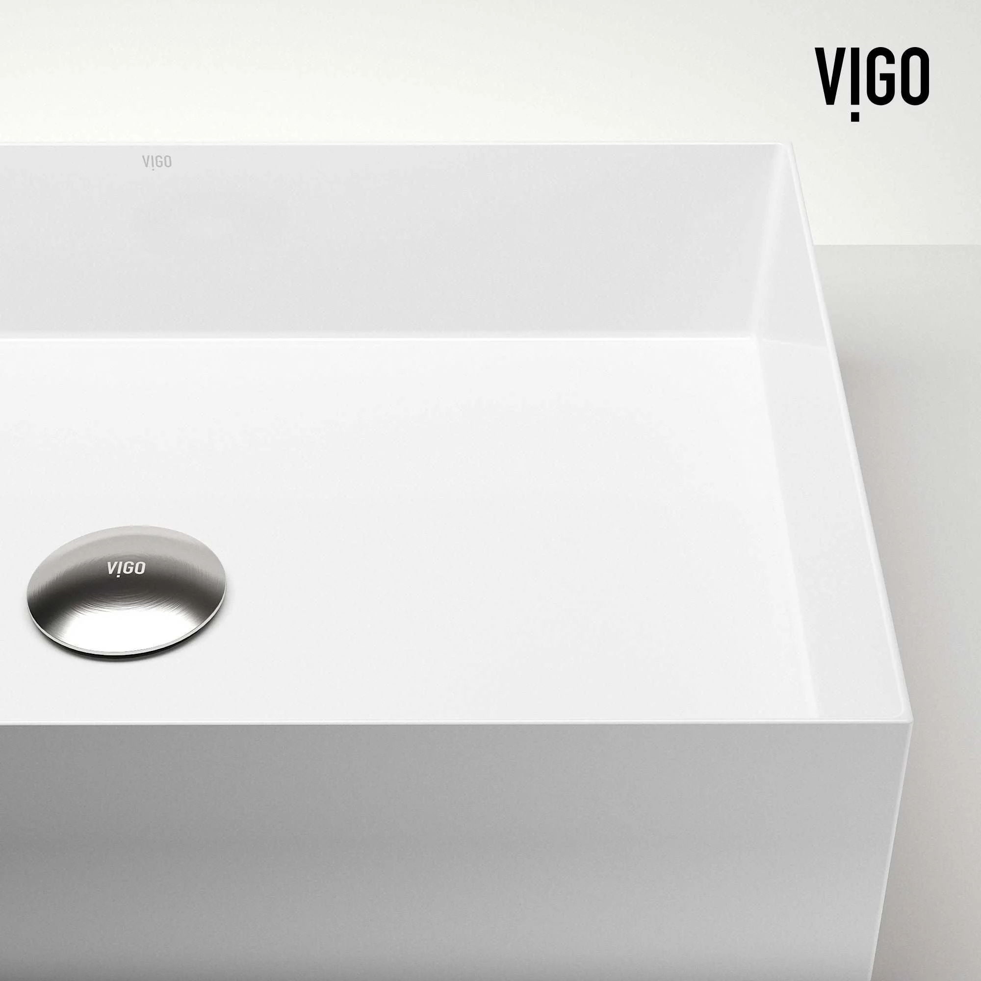 UltraThin™ Modern White Matte Stone™ 22 in. L x 15 in. W Rectangular Vessel Bathroom Sink - Image 13