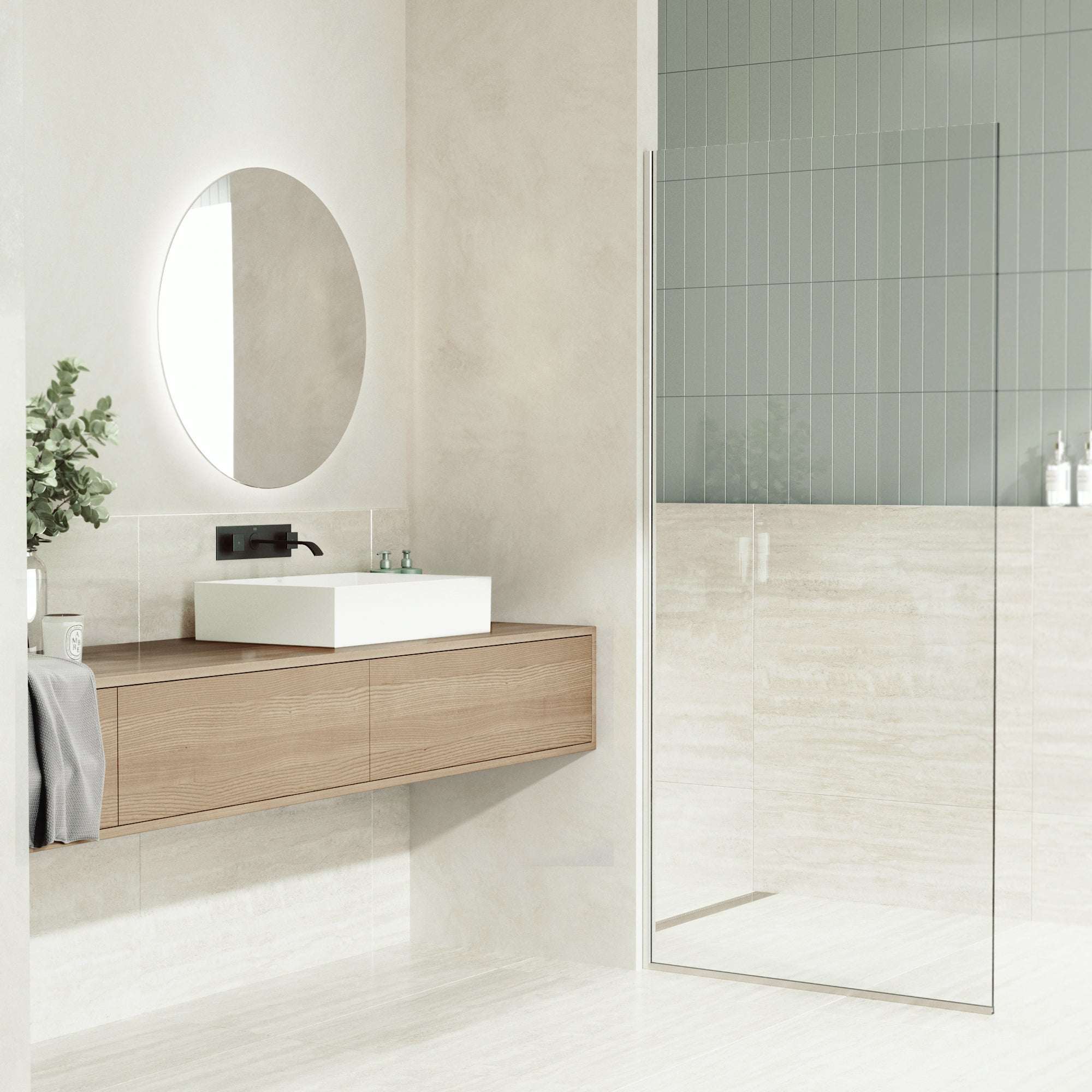 UltraThin™ Modern White Matte Stone™ 22 in. L x 15 in. W Rectangular Vessel Bathroom Sink - Image 5