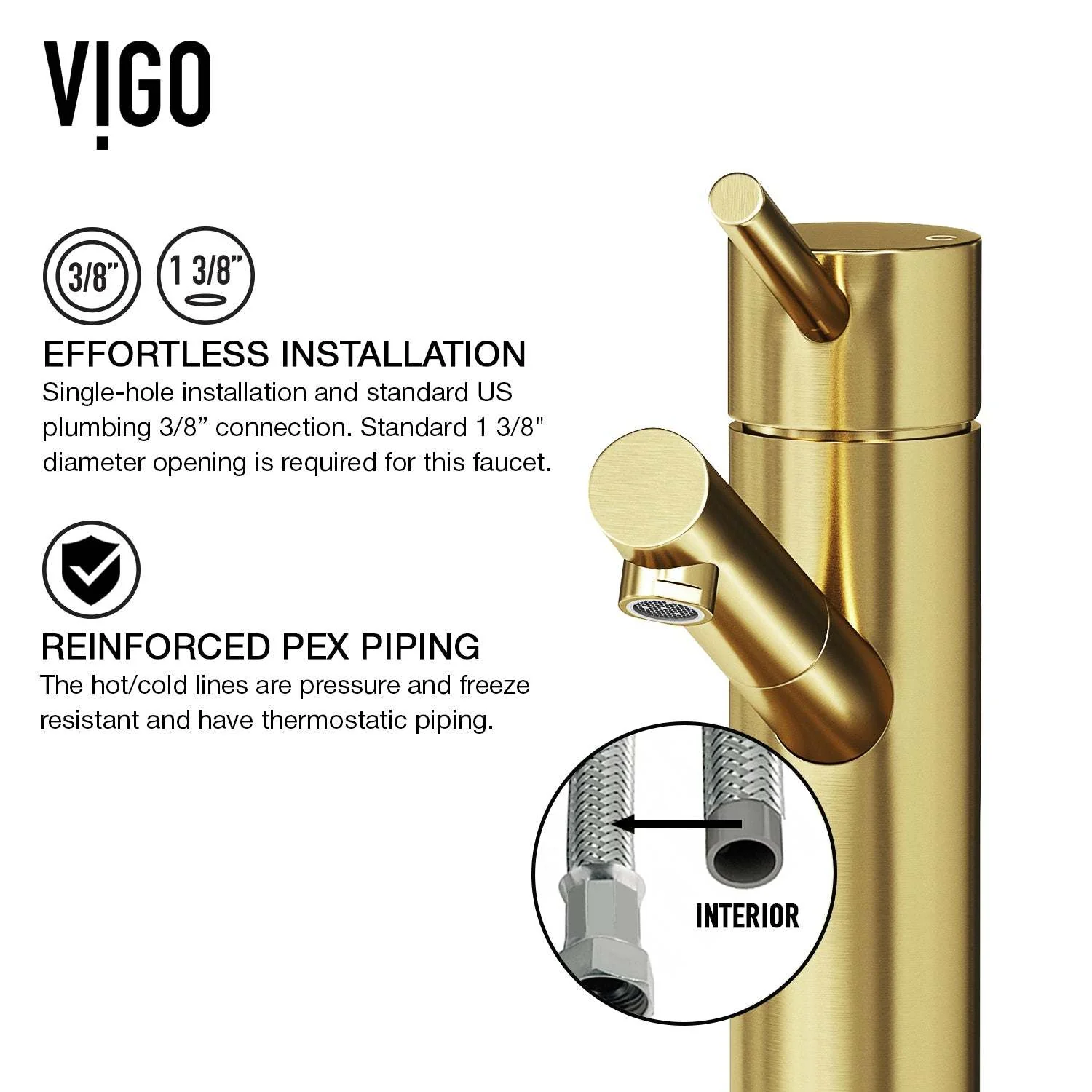 Noma Single Hole Bathroom Faucet - Image 19