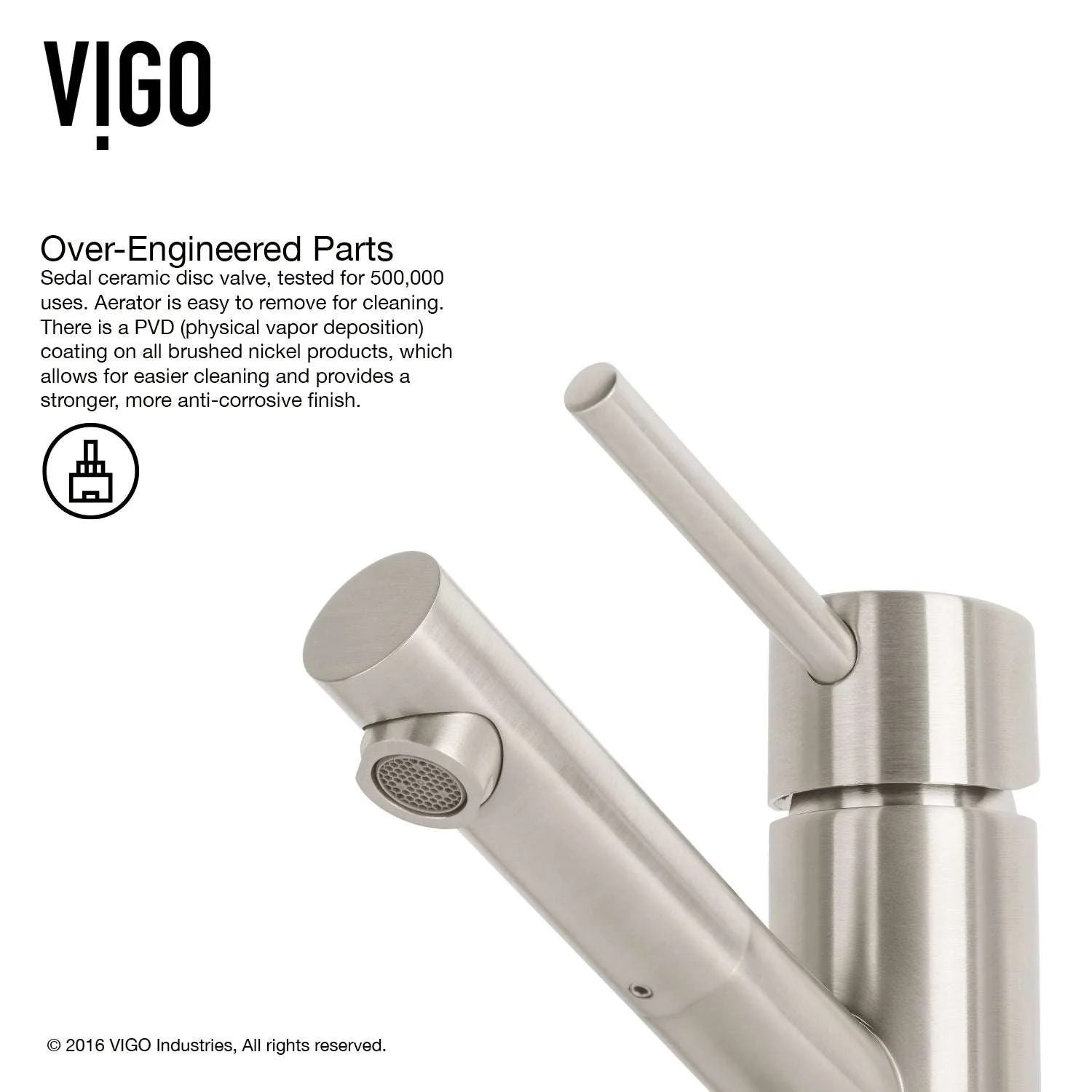 Noma Single Hole Bathroom Faucet - Image 7