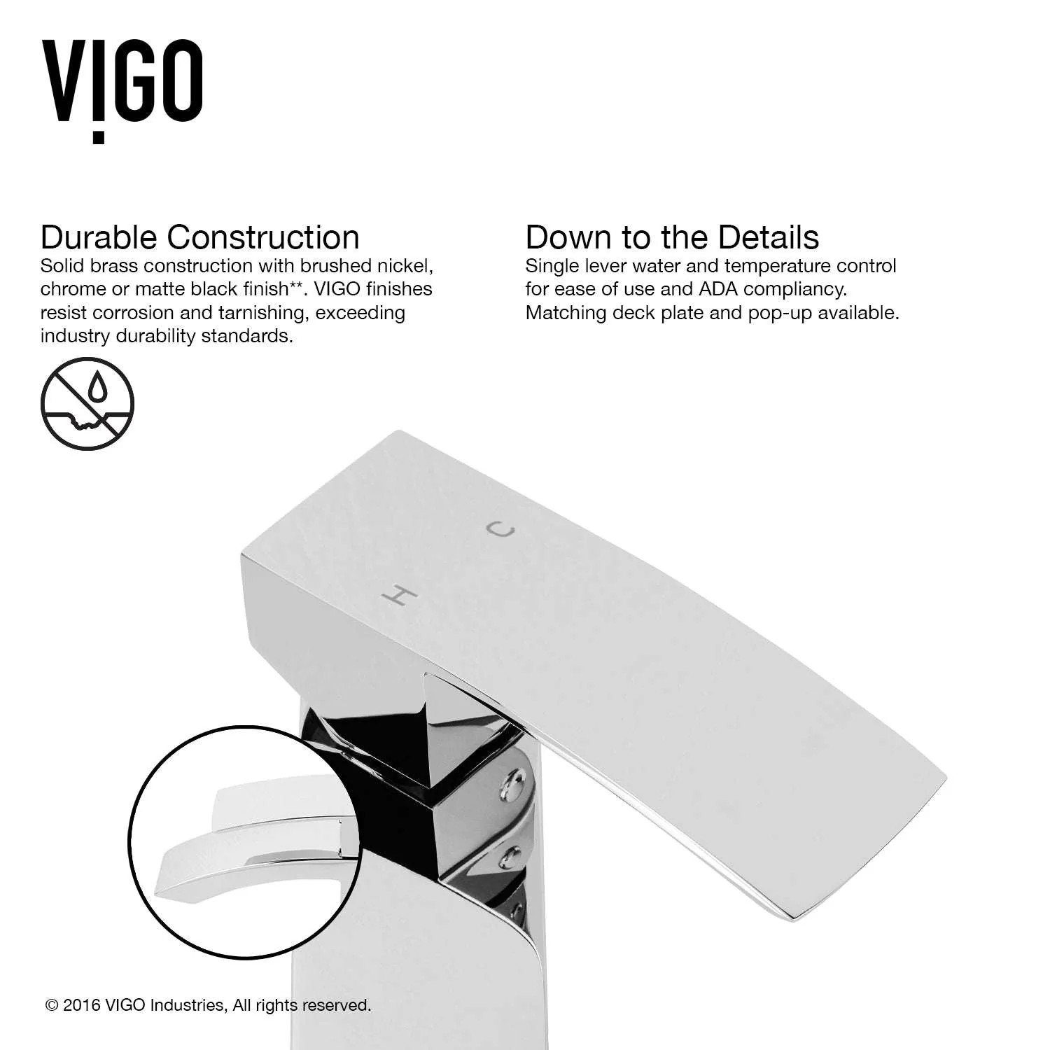 Satro Single Hole Bathroom Faucet - Image 14