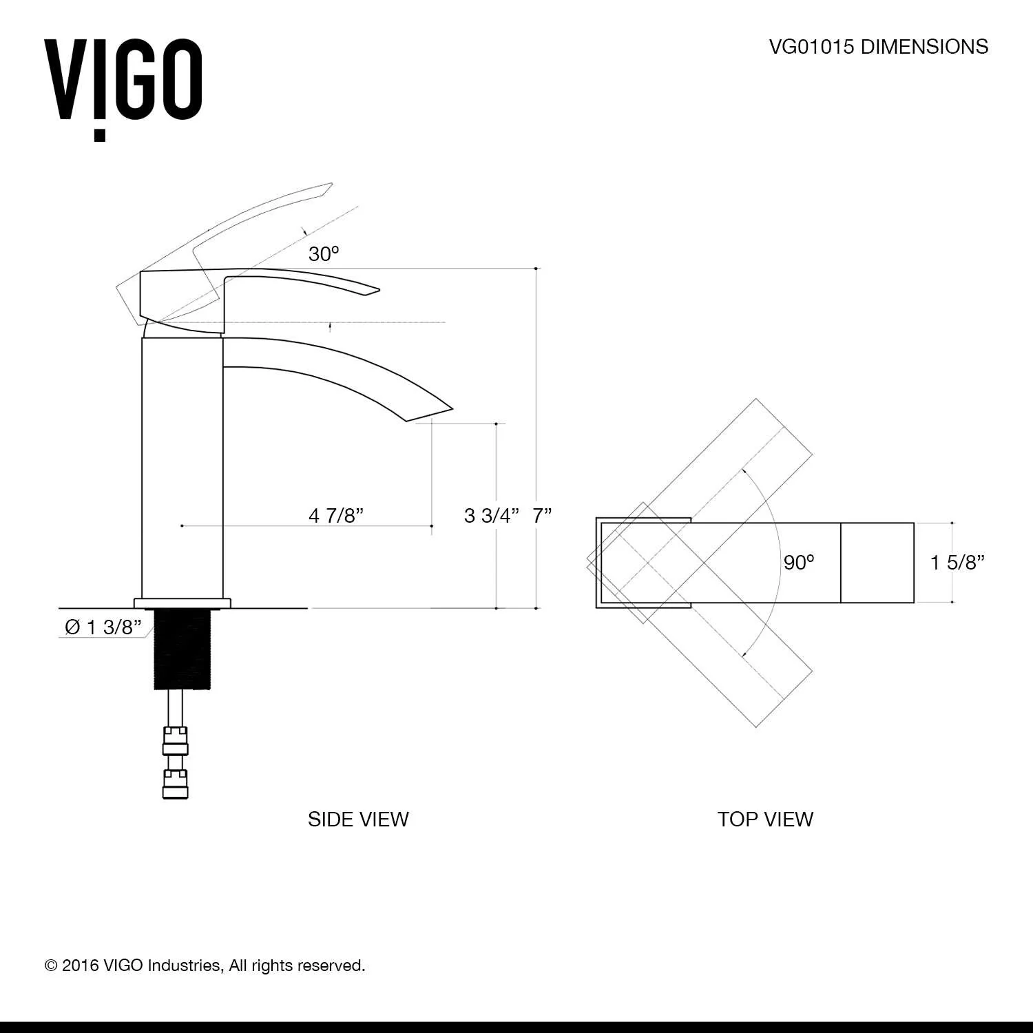 Satro Single Hole Bathroom Faucet - Image 17