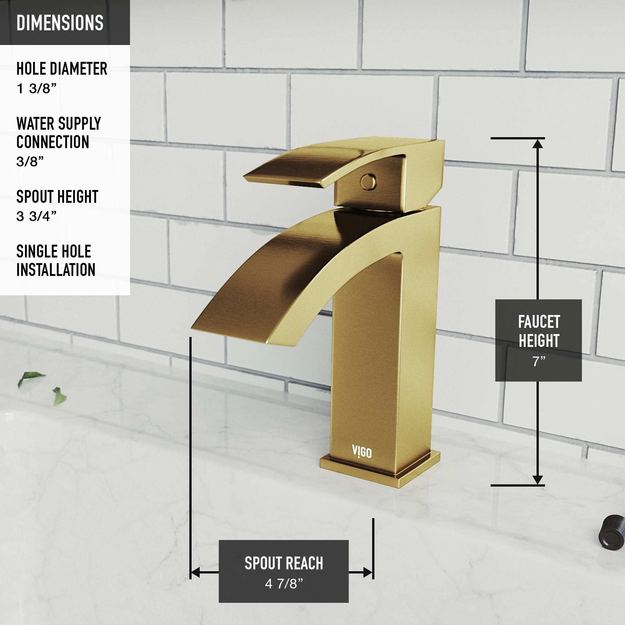 Satro Single Hole Bathroom Faucet - Image 25