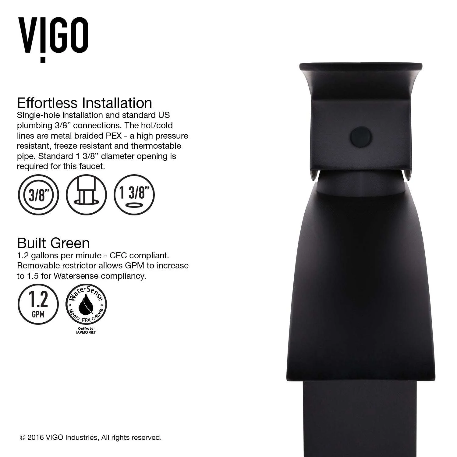 Satro Single Hole Bathroom Faucet - Image 34
