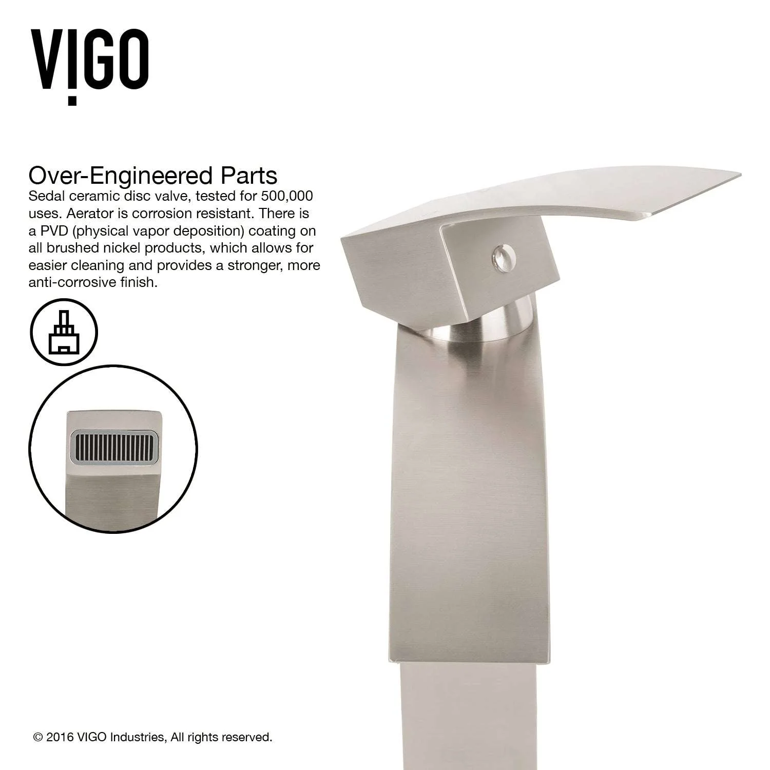 Satro Single Hole Bathroom Faucet - Image 7
