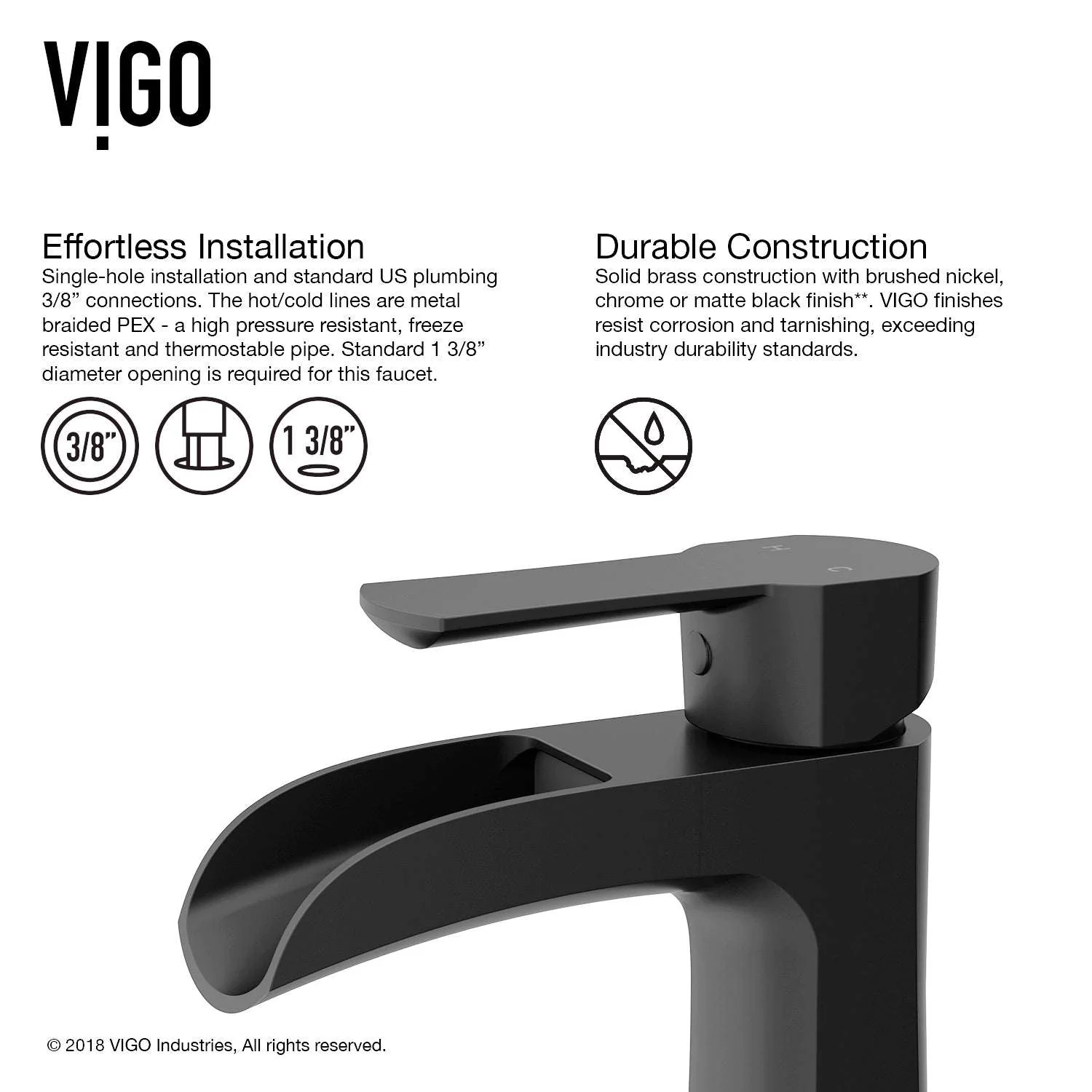 Paloma Single Hole Bathroom Faucet - Image 33