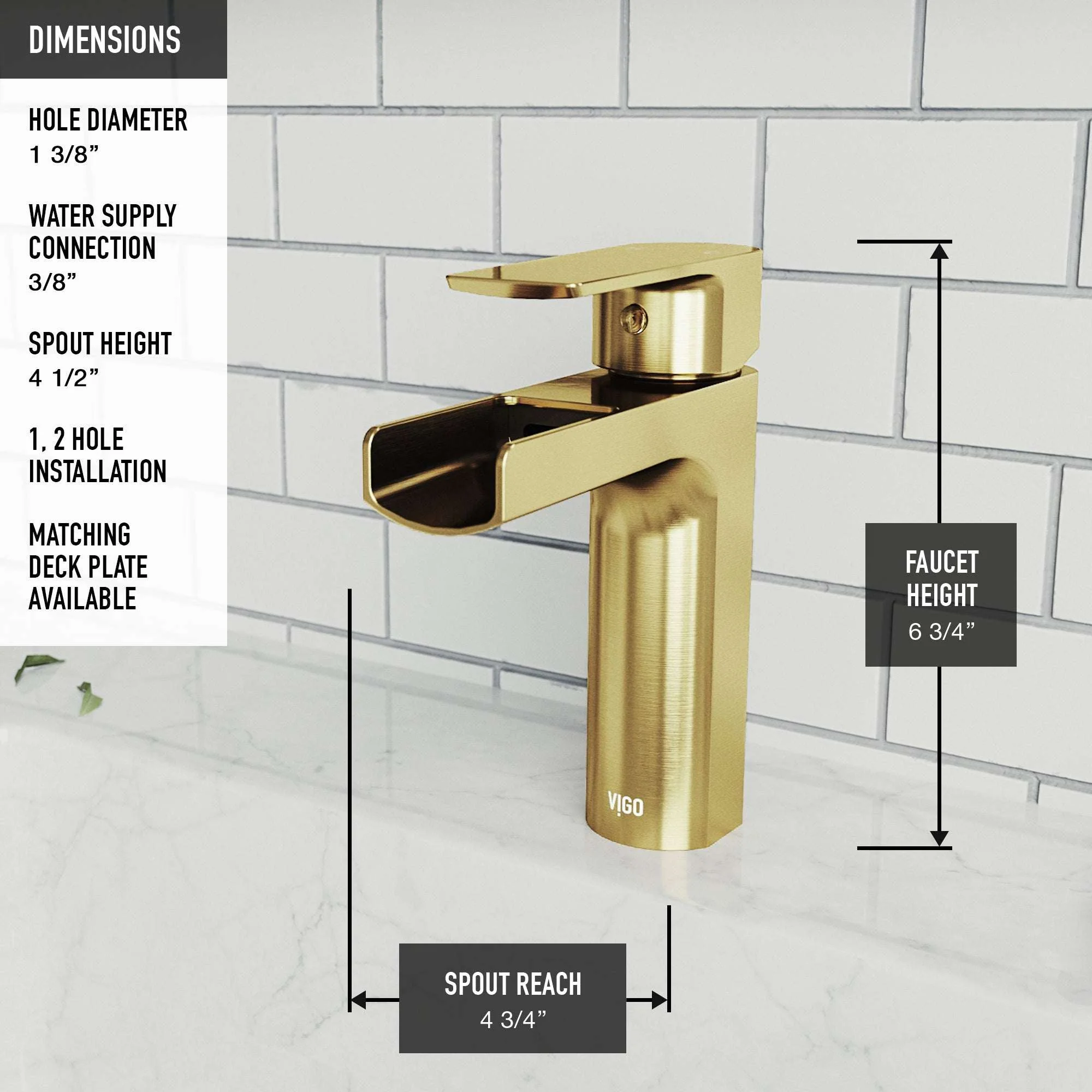 Amada Single Hole Bathroom Faucet - Image 18