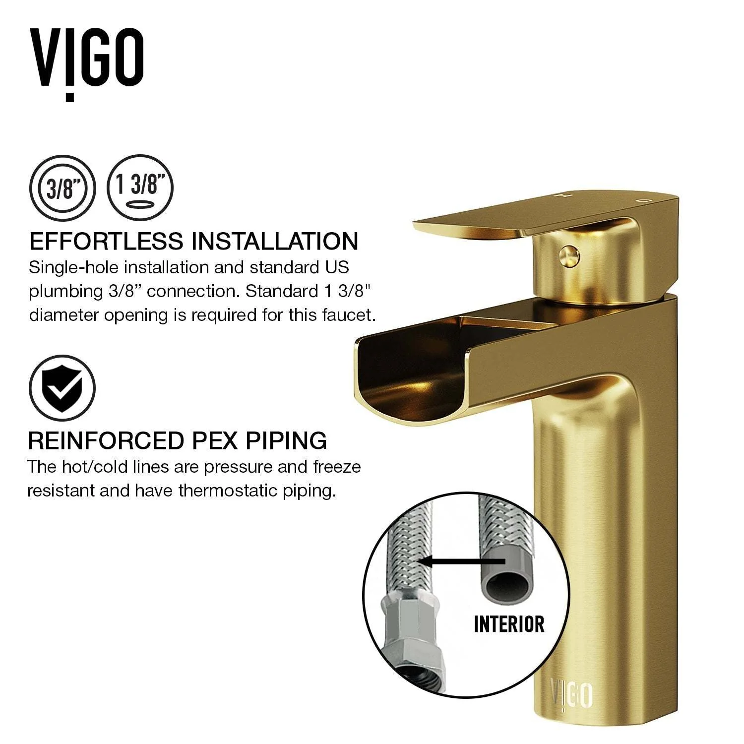 Amada Single Hole Bathroom Faucet - Image 21