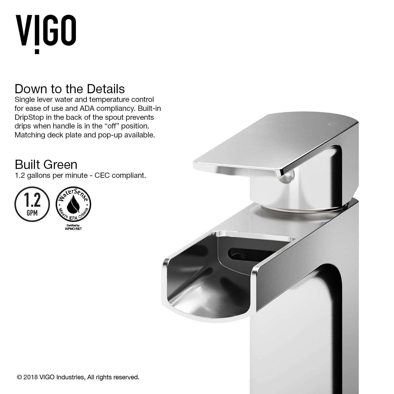 Amada Single Hole Bathroom Faucet - Image 32