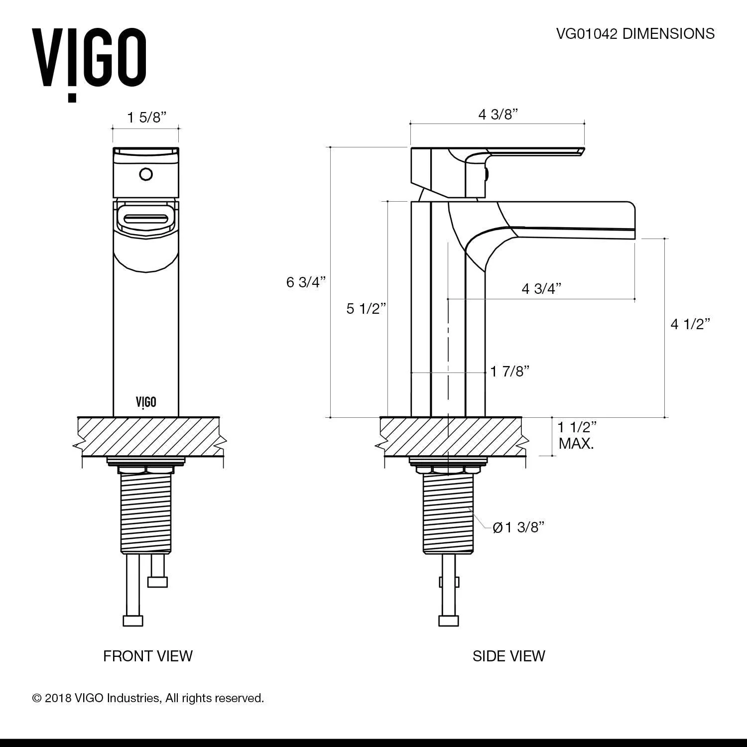 Amada Single Hole Bathroom Faucet - Image 35