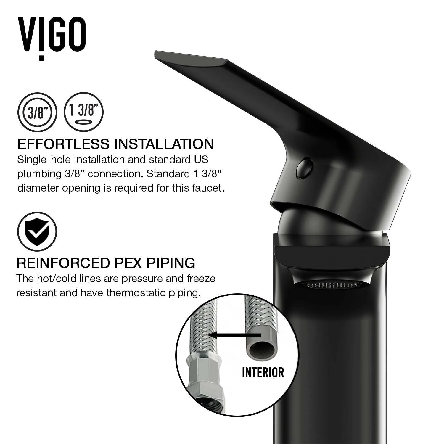 Davidson Single Hole Bathroom Faucet - Image 15
