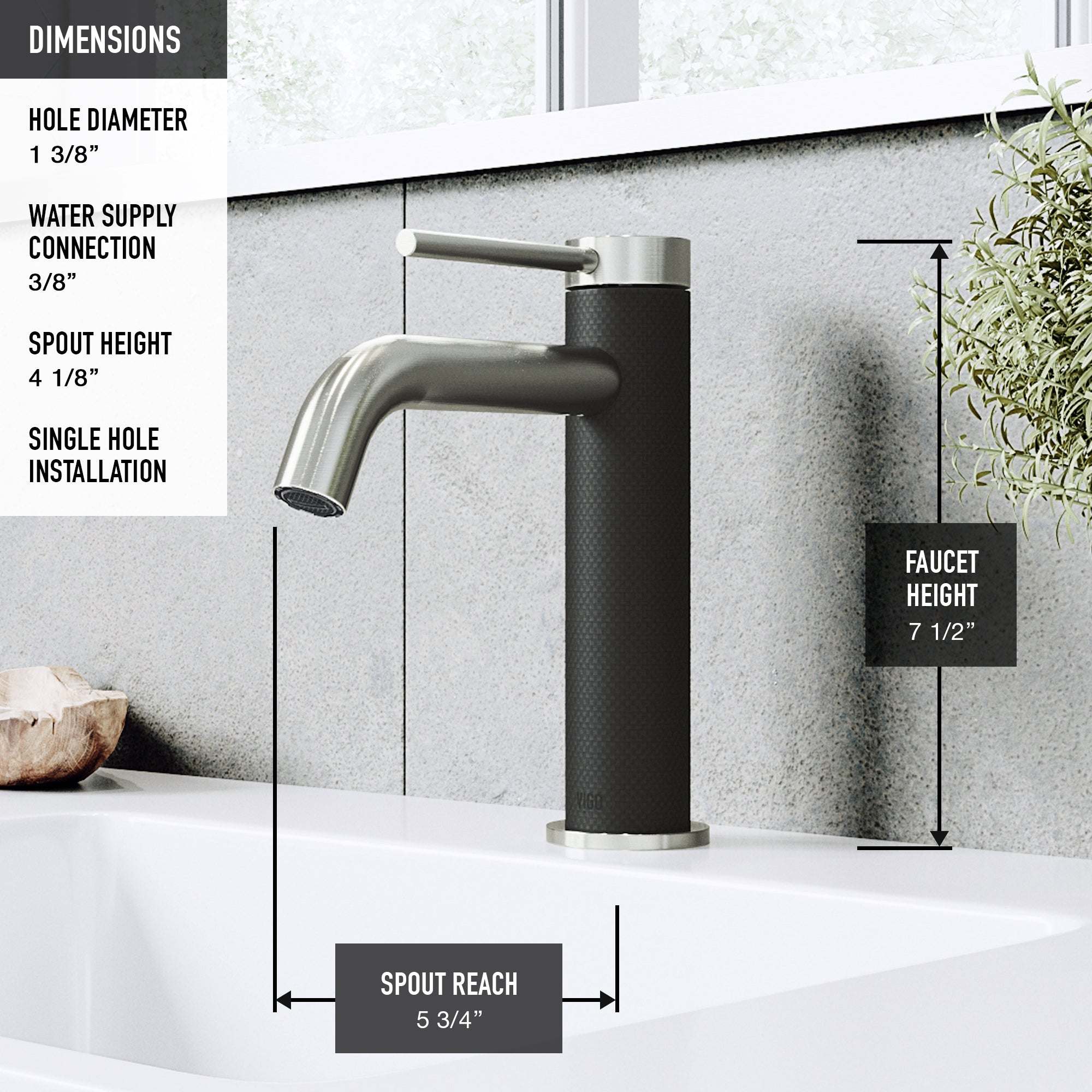 Madison Single Hole Bathroom Faucet - Image 10