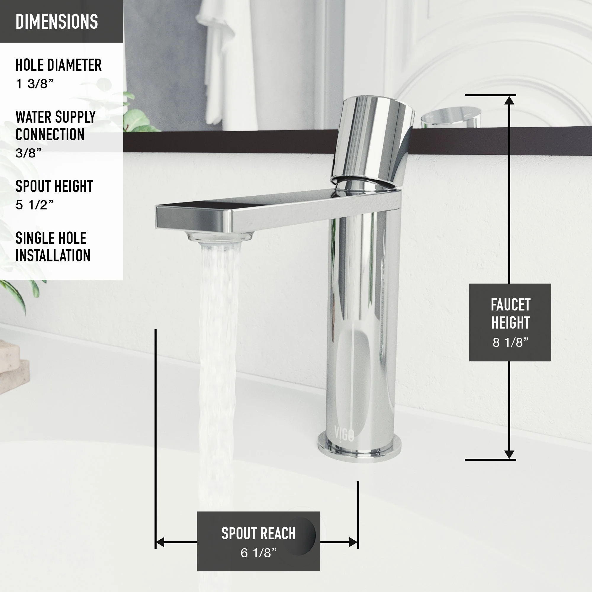 Elan Single Hole Bathroom Faucet - Image 21