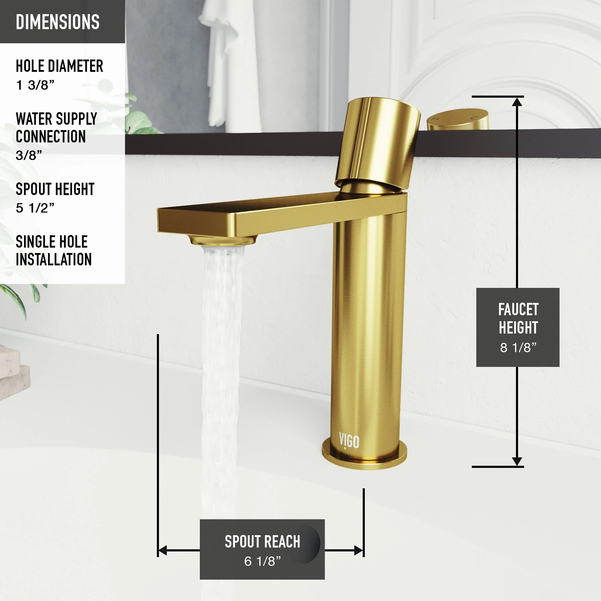 Elan Single Hole Bathroom Faucet - Image 41