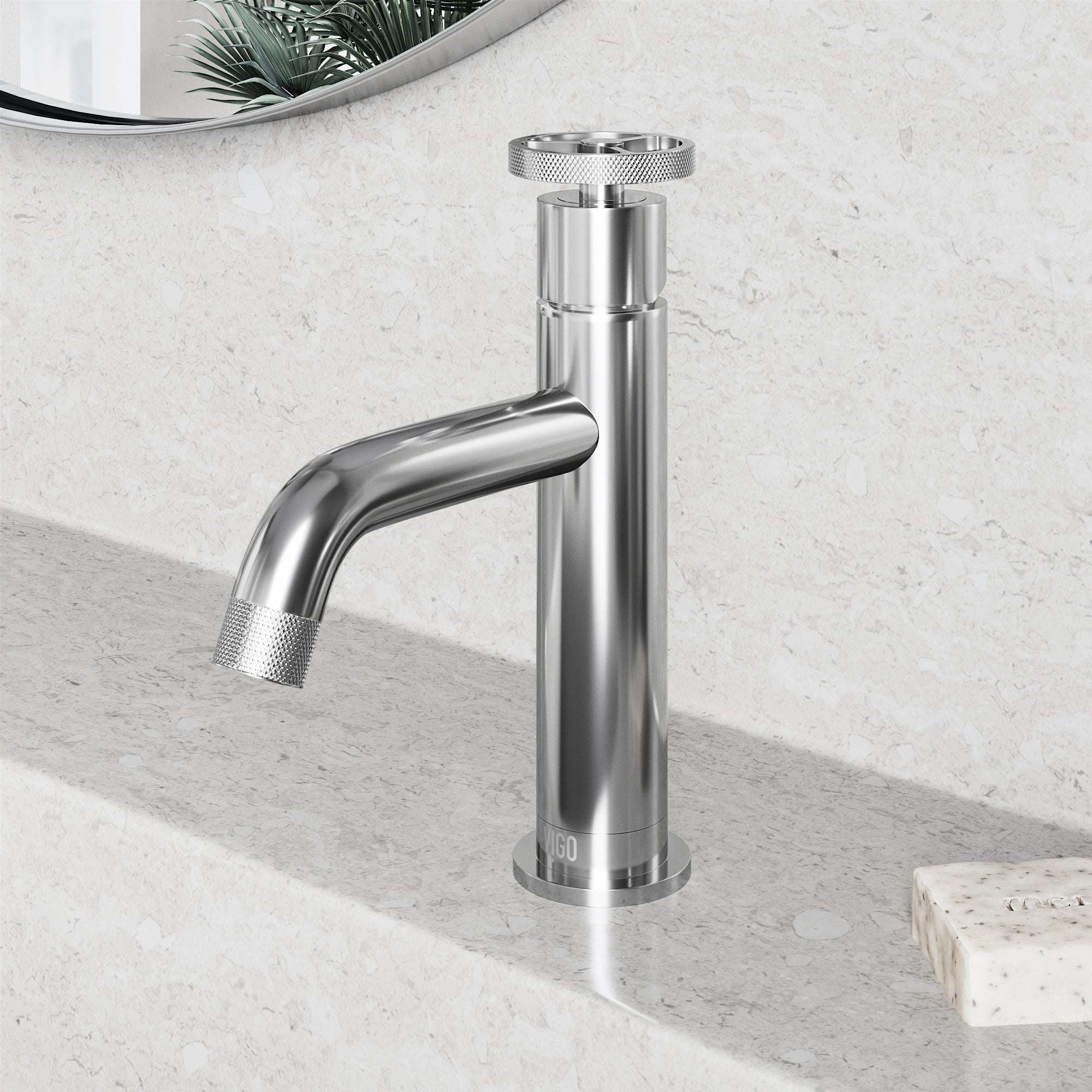 Cass Single Hole Bathroom Faucet with Smooth Lever Handle - Image 17