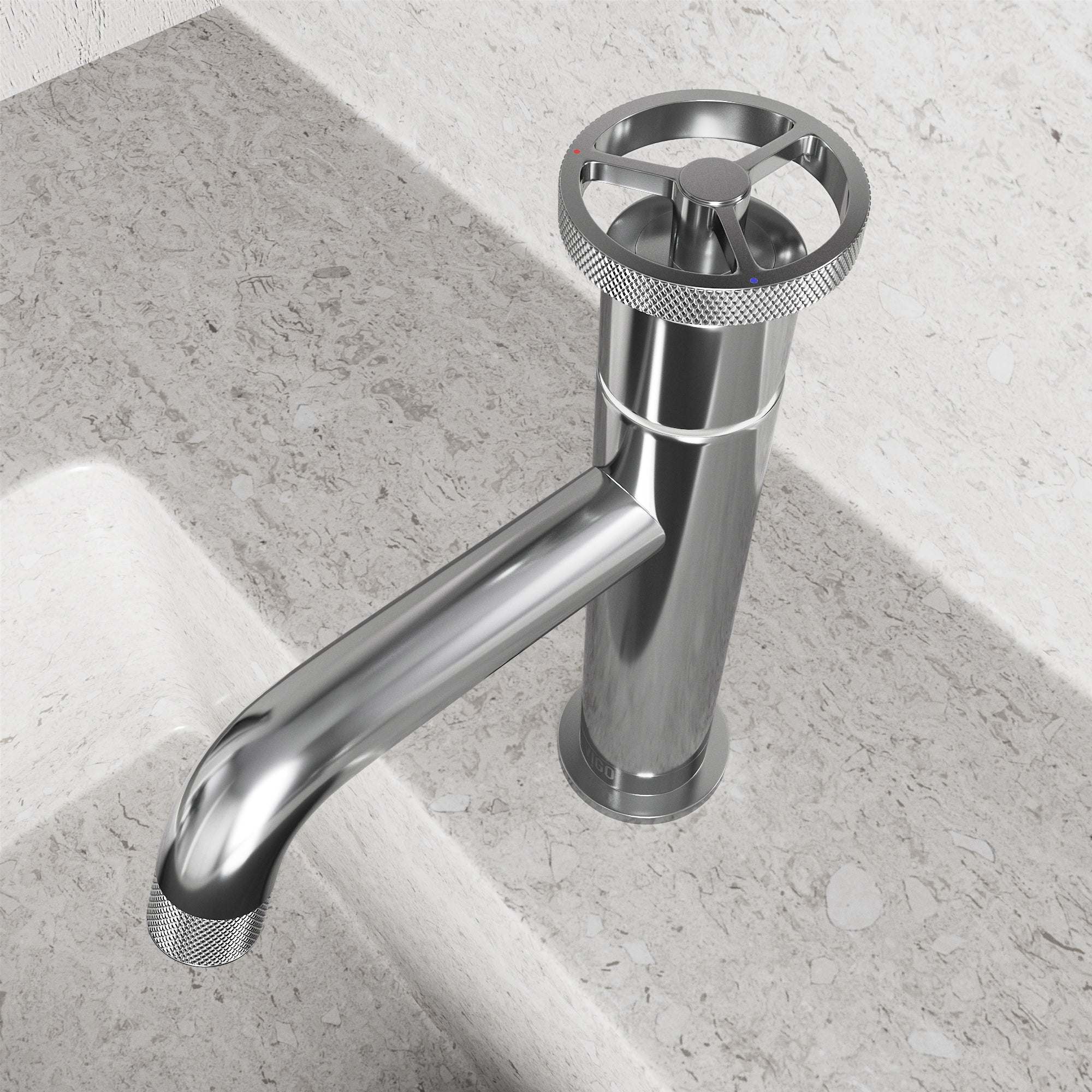 Cass Single Hole Bathroom Faucet with Smooth Lever Handle - Image 18