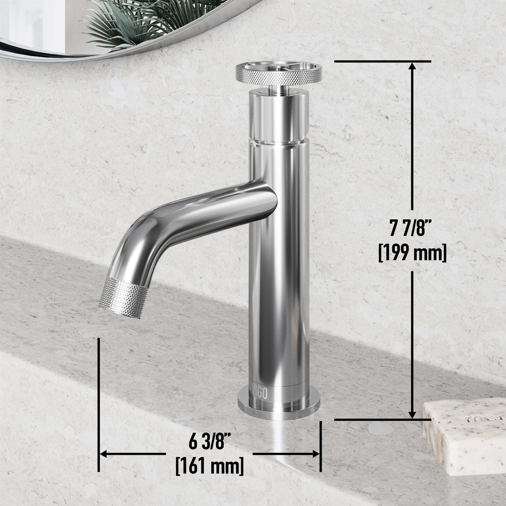 Cass Single Hole Bathroom Faucet with Smooth Lever Handle - Image 20