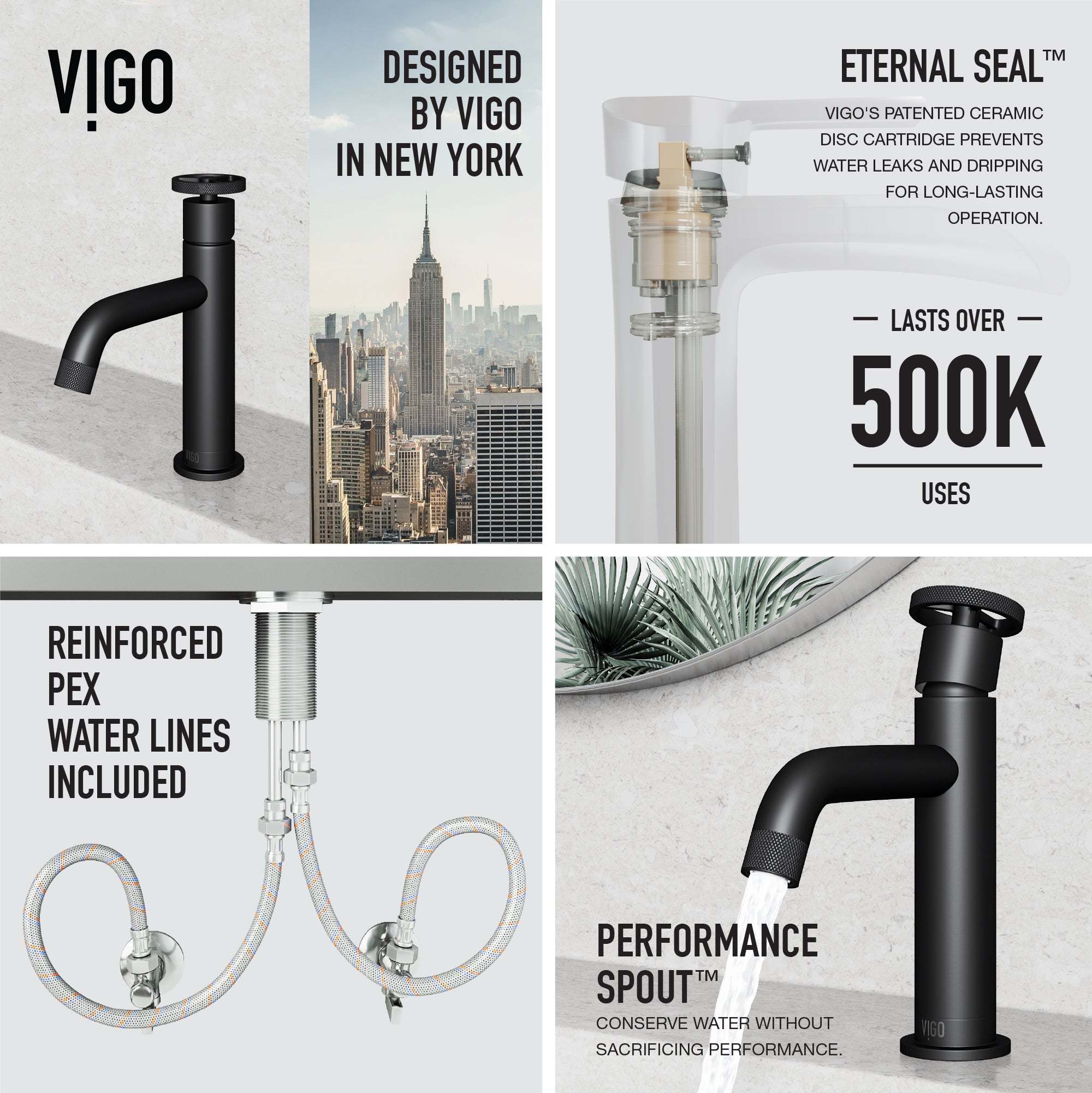 Cass Single Hole Bathroom Faucet with Smooth Lever Handle - Image 33