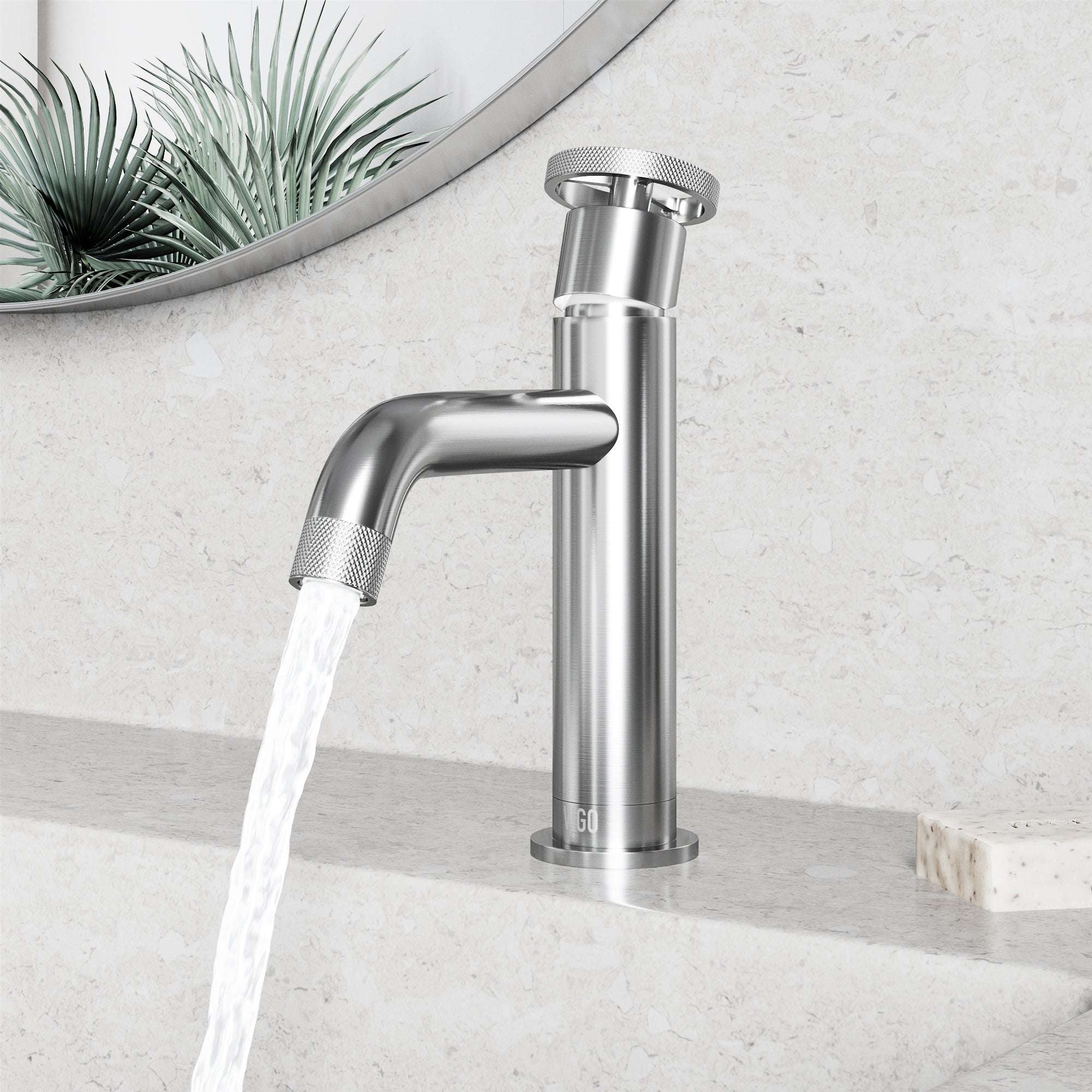 Cass Single Hole Bathroom Faucet with Smooth Lever Handle - Image 7