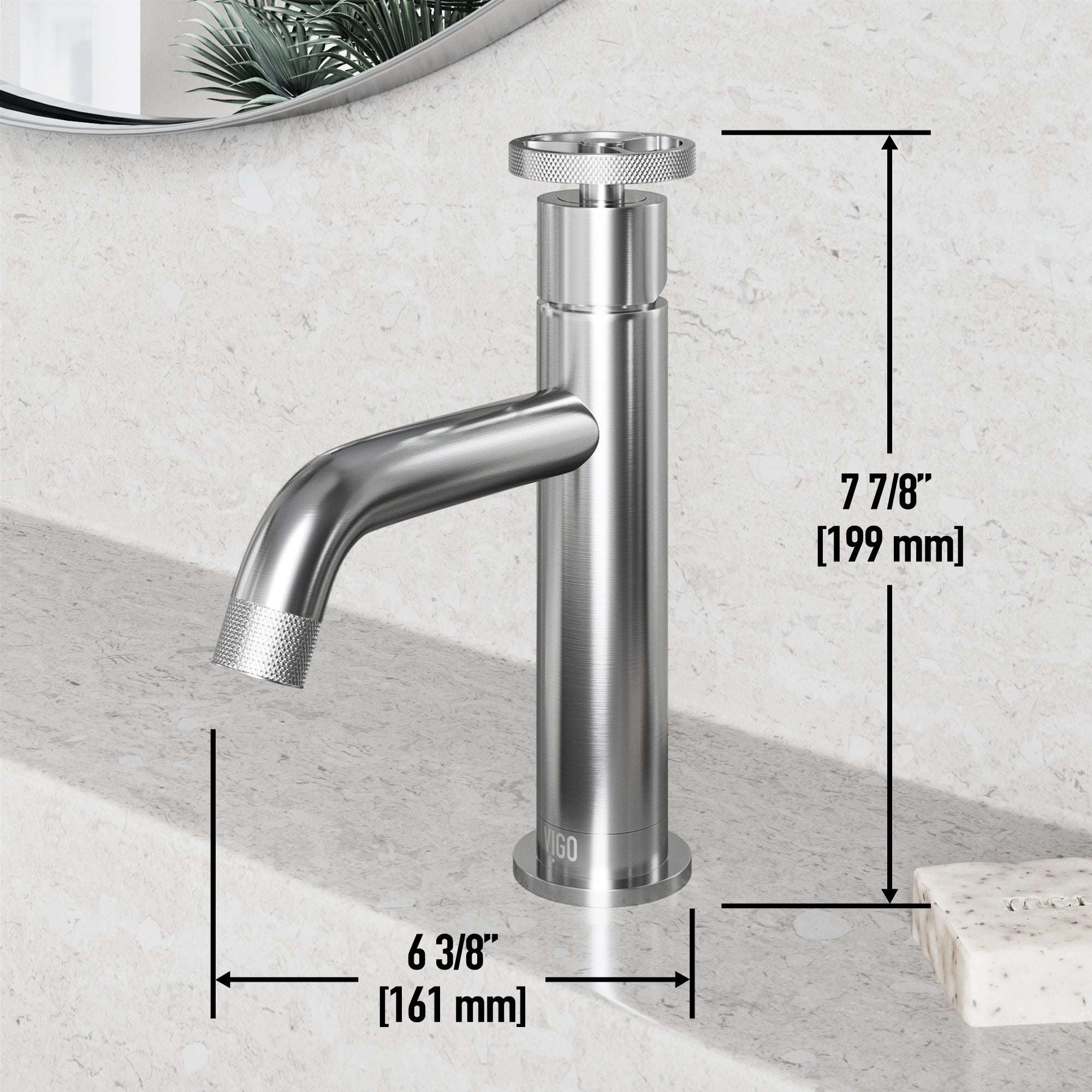 Cass Single Hole Bathroom Faucet with Smooth Lever Handle - Image 8