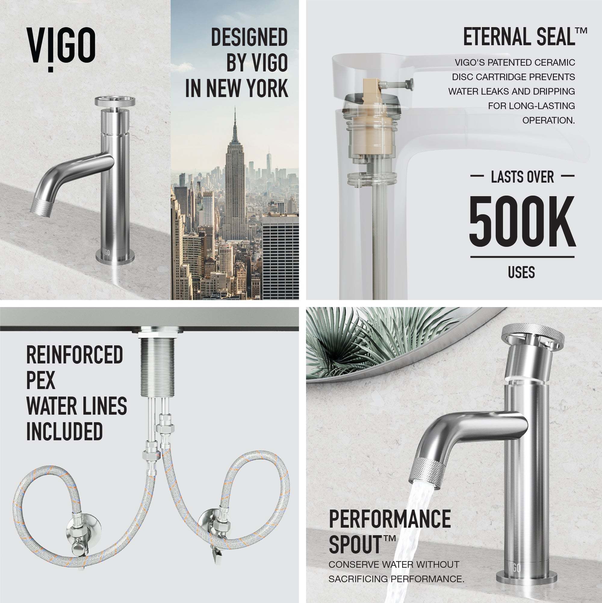 Cass Single Hole Bathroom Faucet with Smooth Lever Handle - Image 9