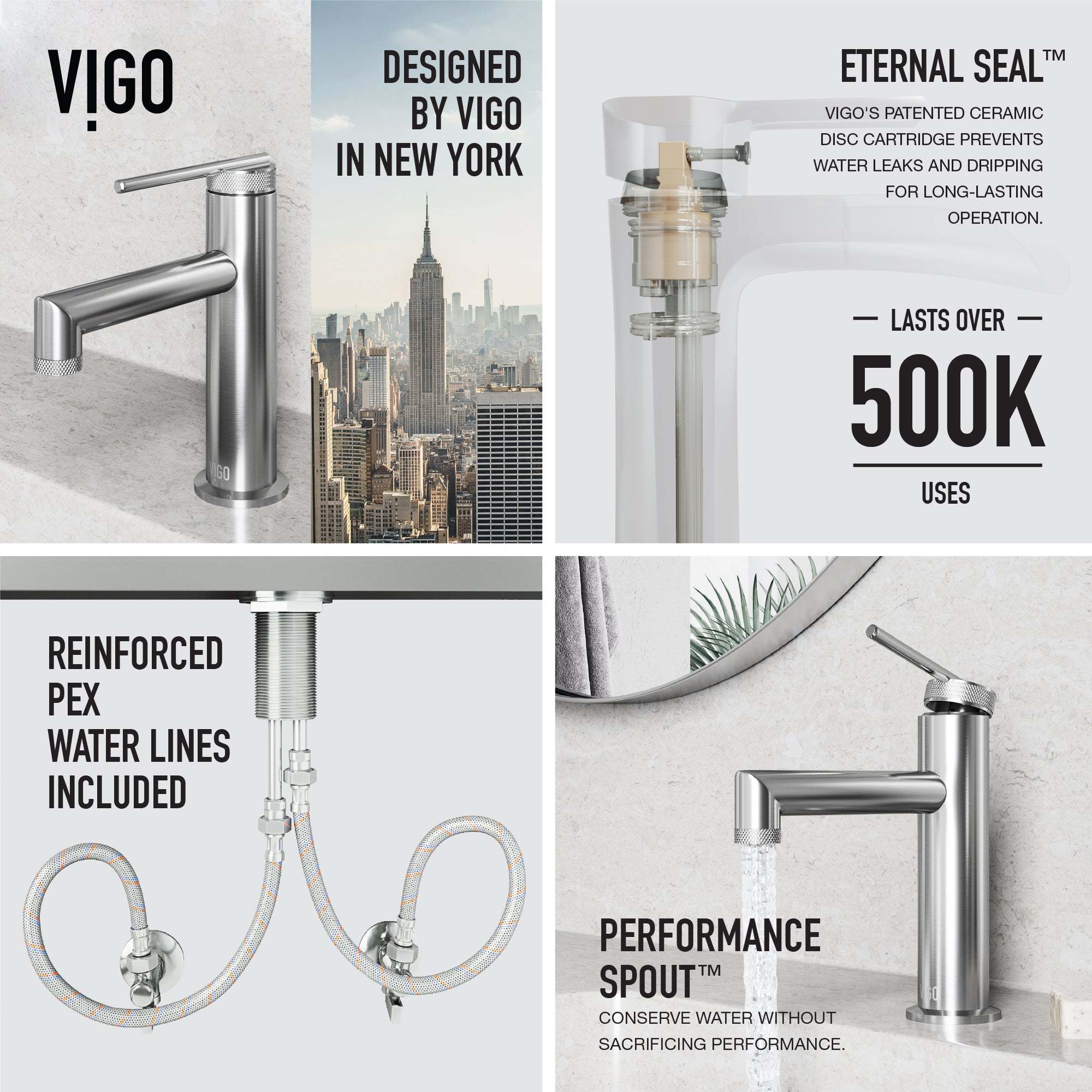 Sterling Single Hole Bathroom Faucet - Image 2