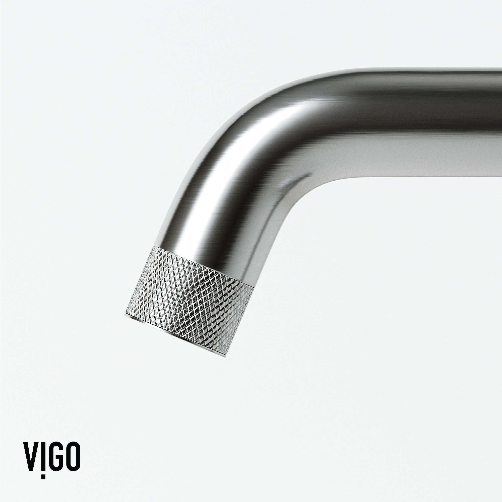 Hart Ruxton Single Hole Bathroom Faucet – Knurled Control Handle Design - Image 10