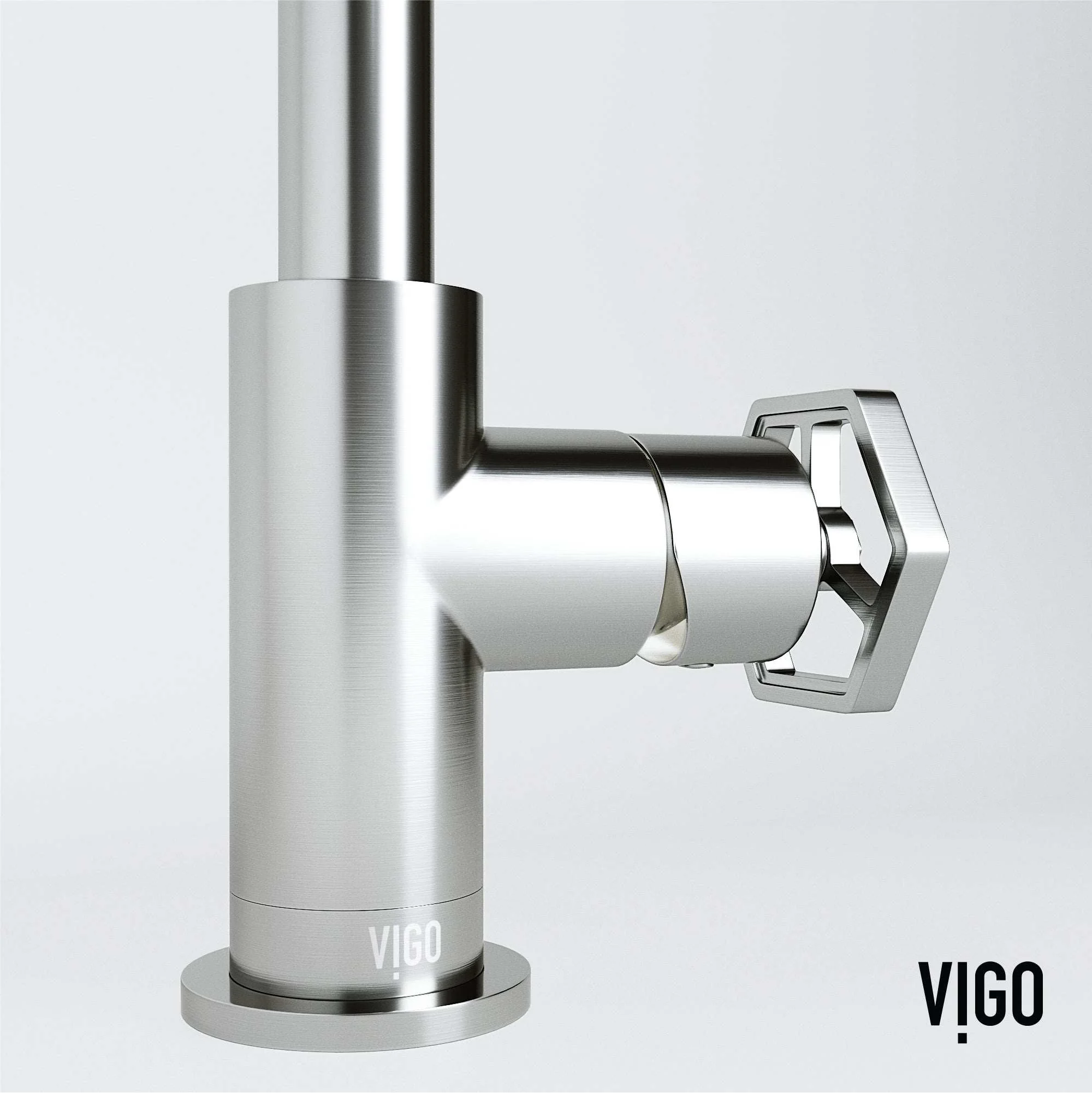 Hart Ruxton Single Hole Bathroom Faucet – Knurled Control Handle Design - Image 11